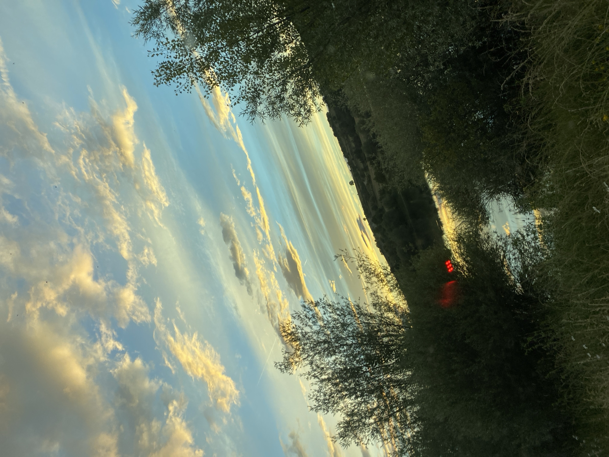 Roadside stop near Ablanitsa at sunset, cash and countryside