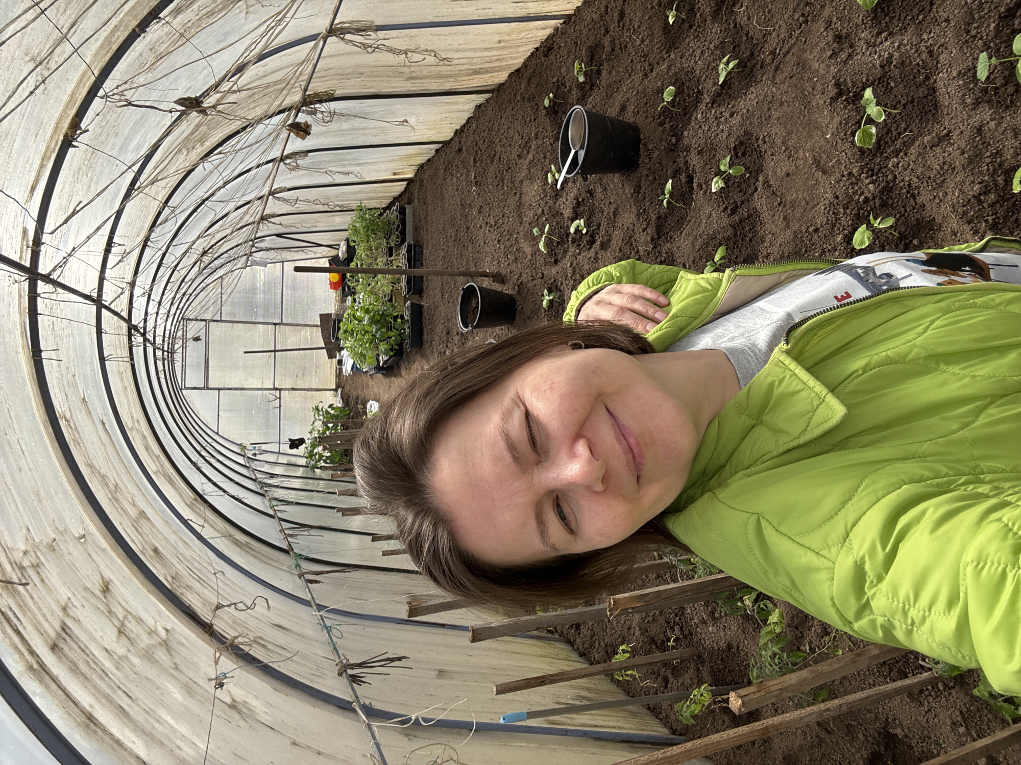 Spring gardening activities documented in Перевозное, Russia household