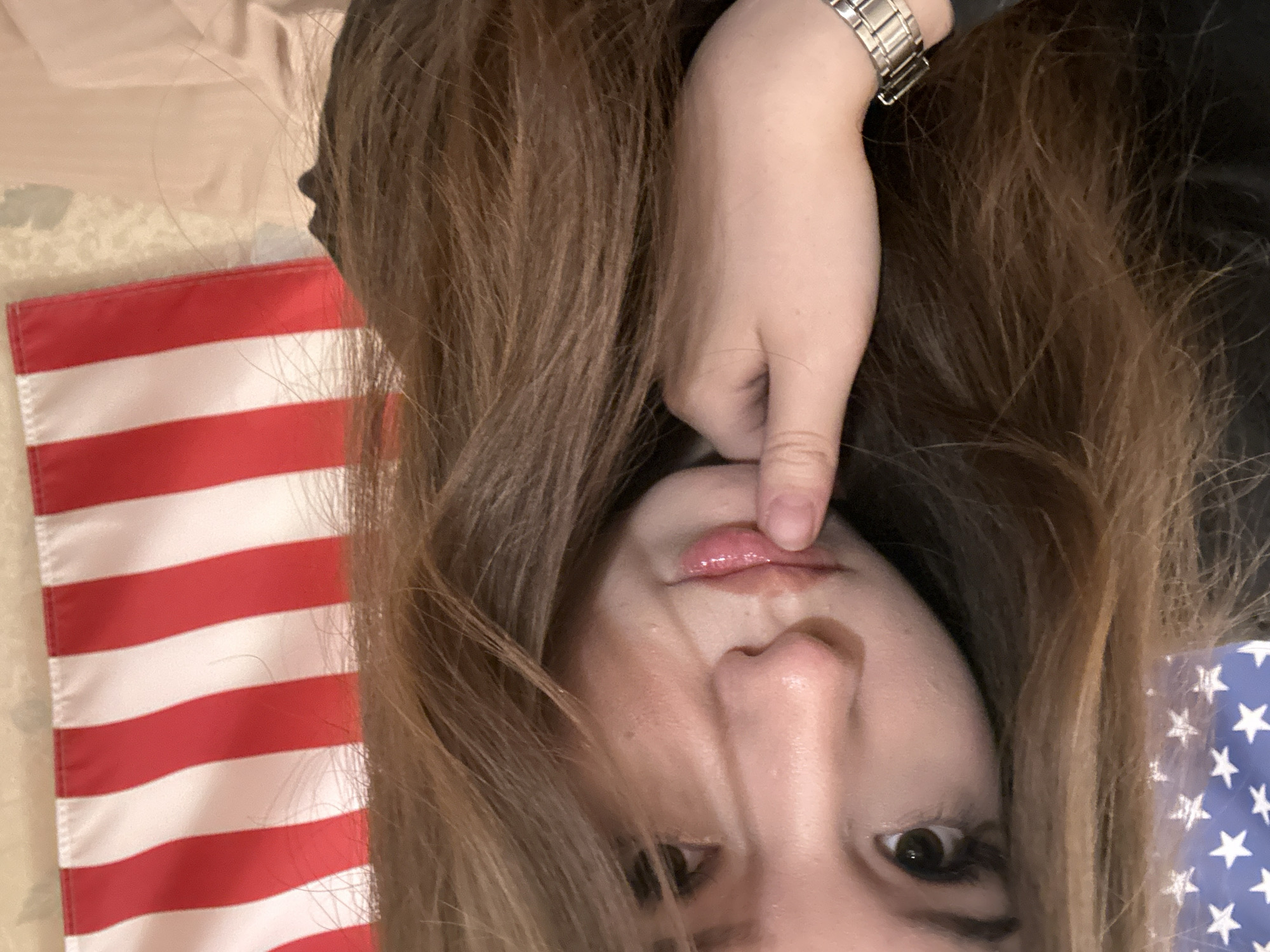 Woman takes multiple selfies in Russian city apartment