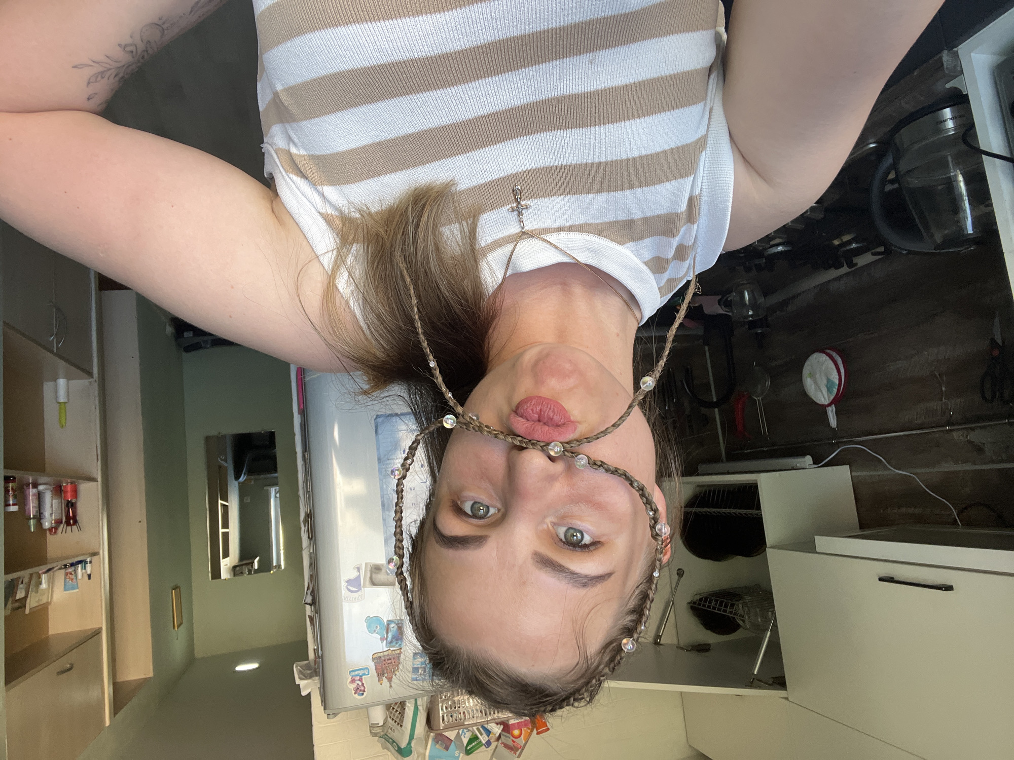 Woman takes multiple selfies in Izhevsk apartment