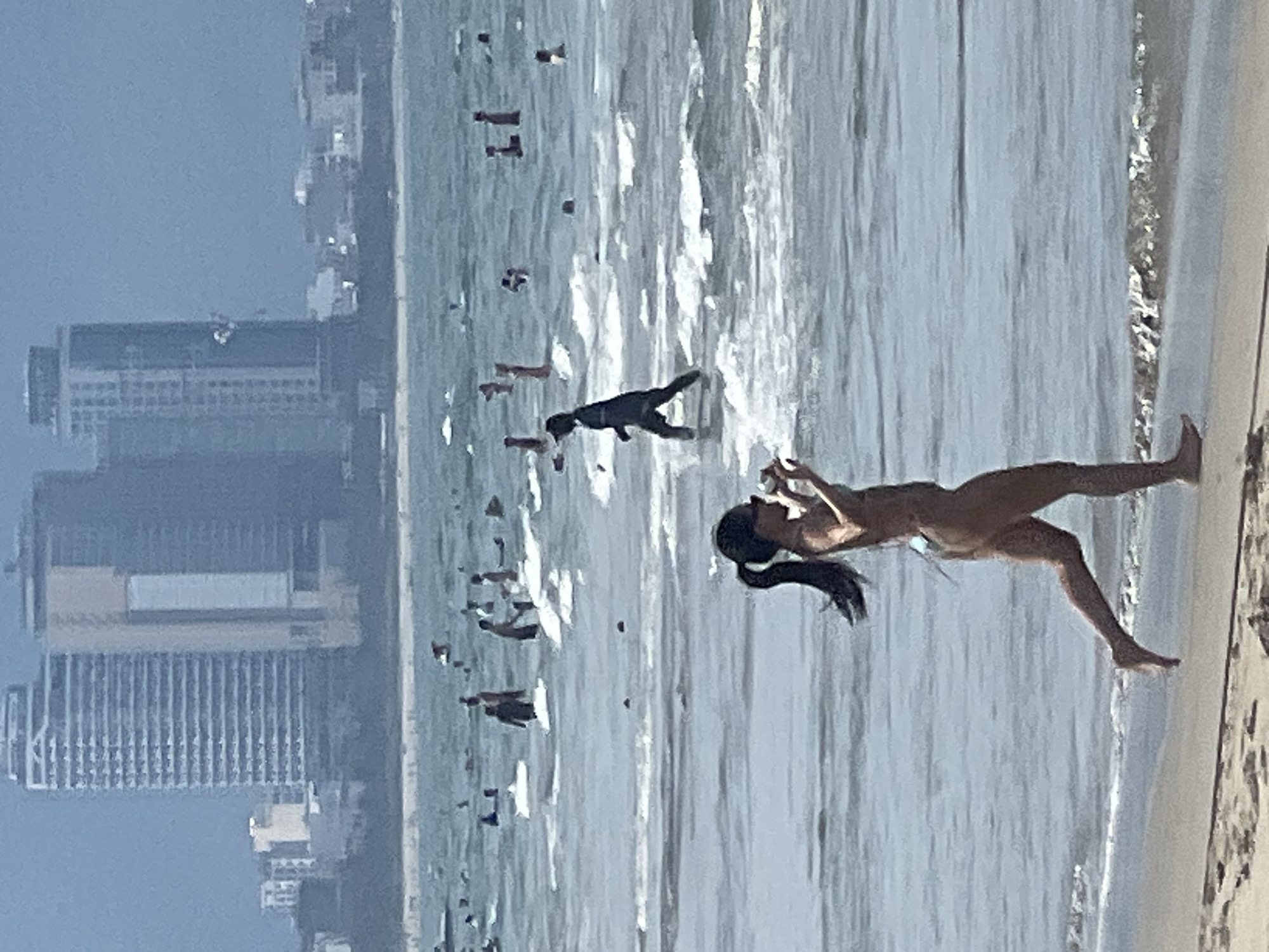 Busy summer morning at My Khe Beach, Đà Nẵng