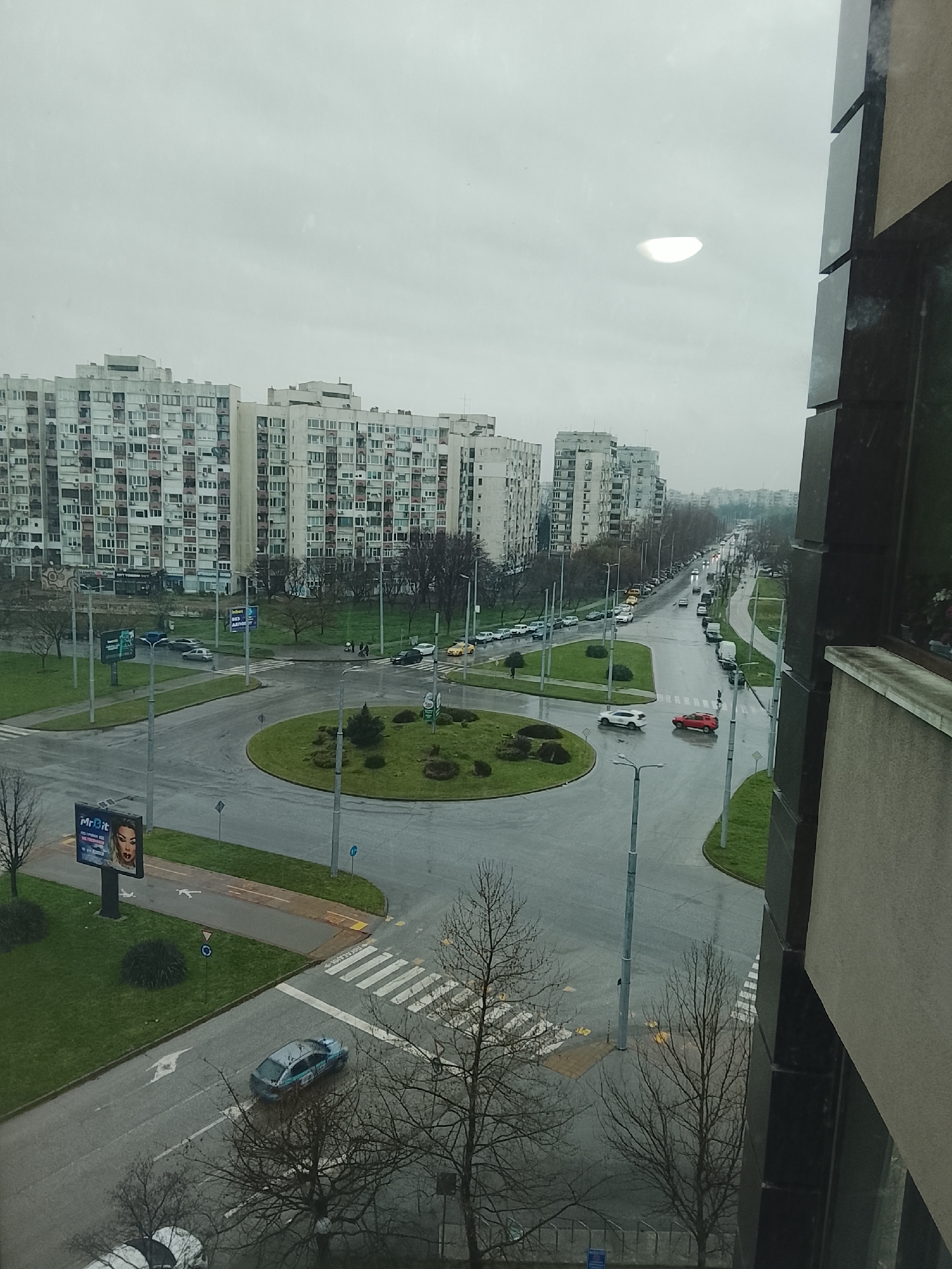 Morning scenes captured in Plovdiv: street intersection and dressing table
