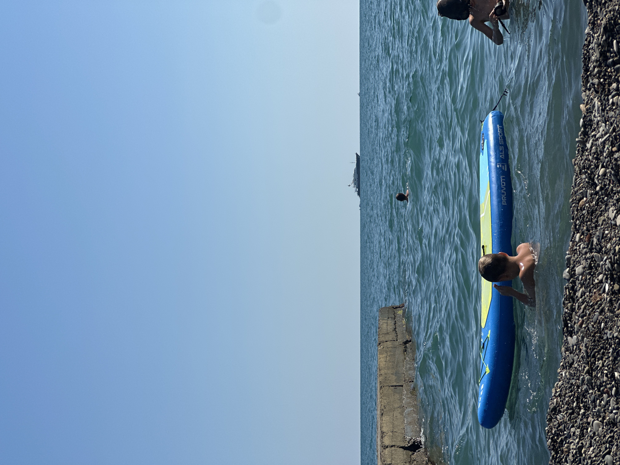 Sochi's Black Sea beach in full summer swing