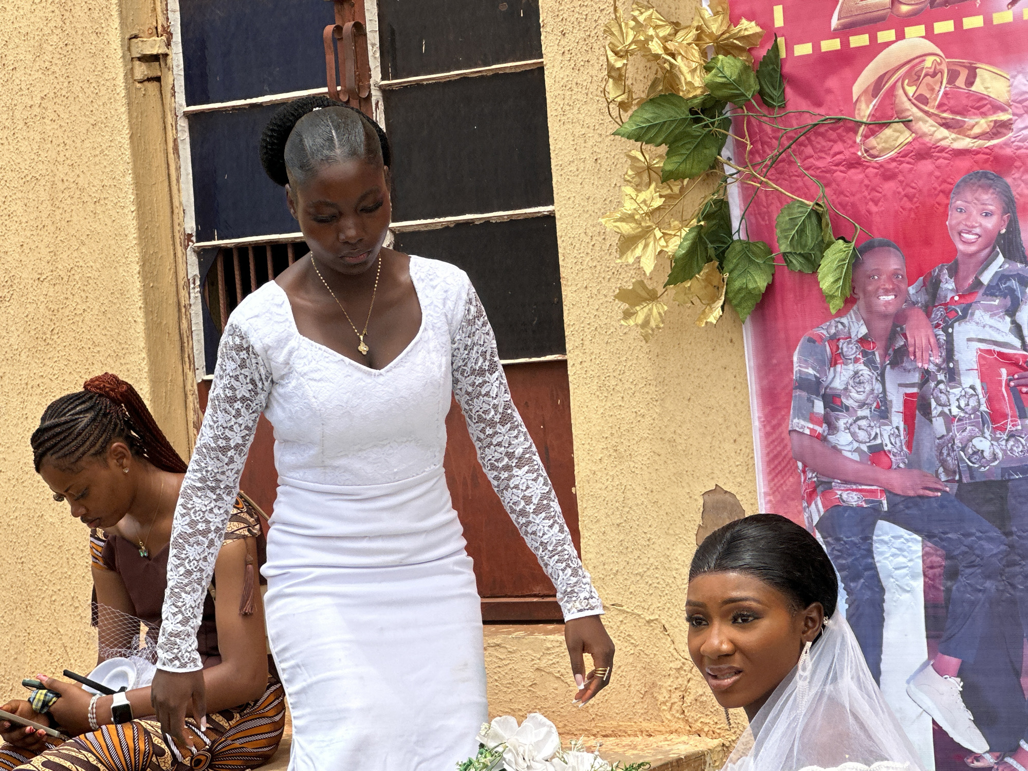 Wedding celebration with group photos captured April 6, 2026