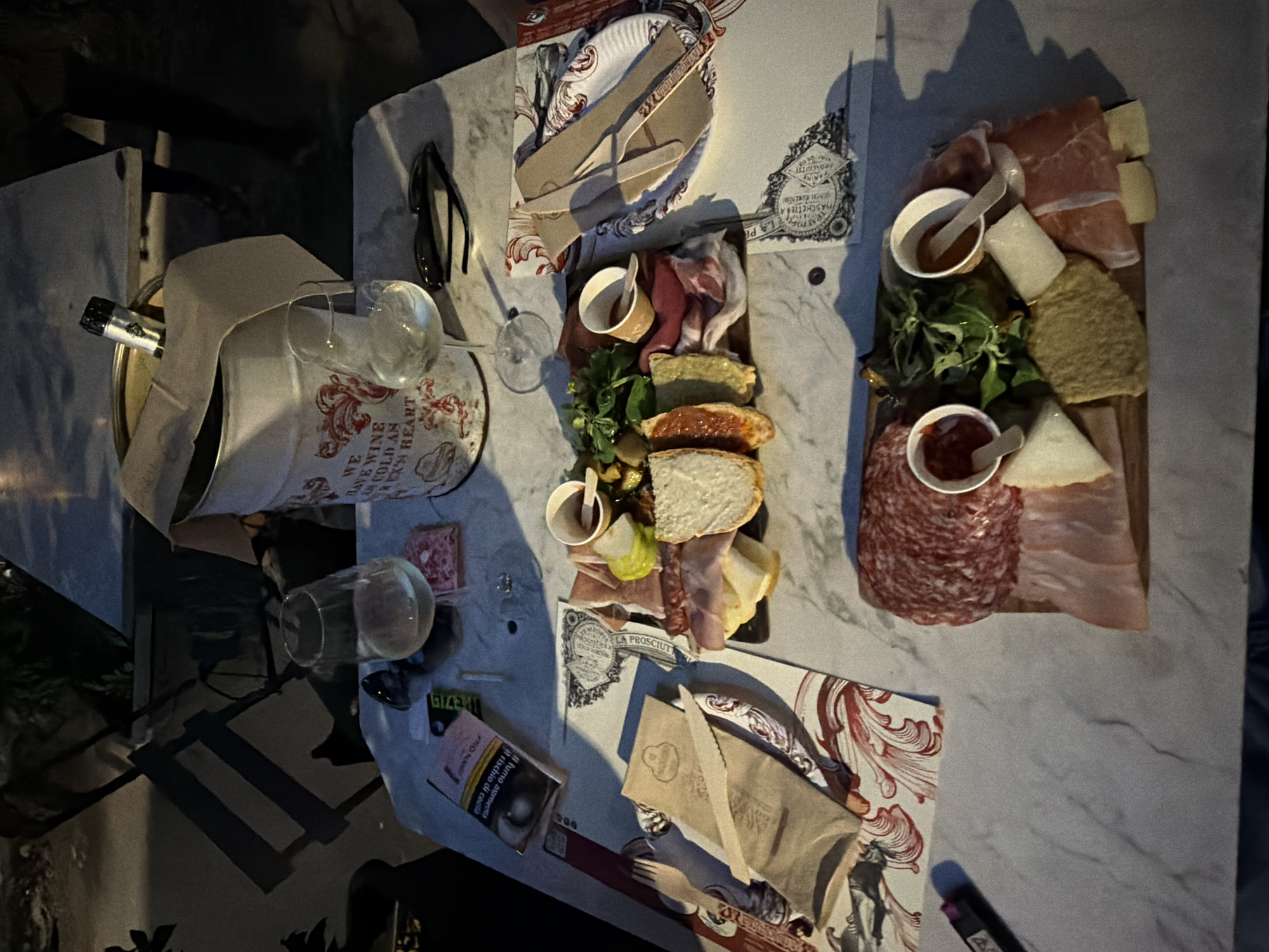 Charcuterie boards and a night out in Milan