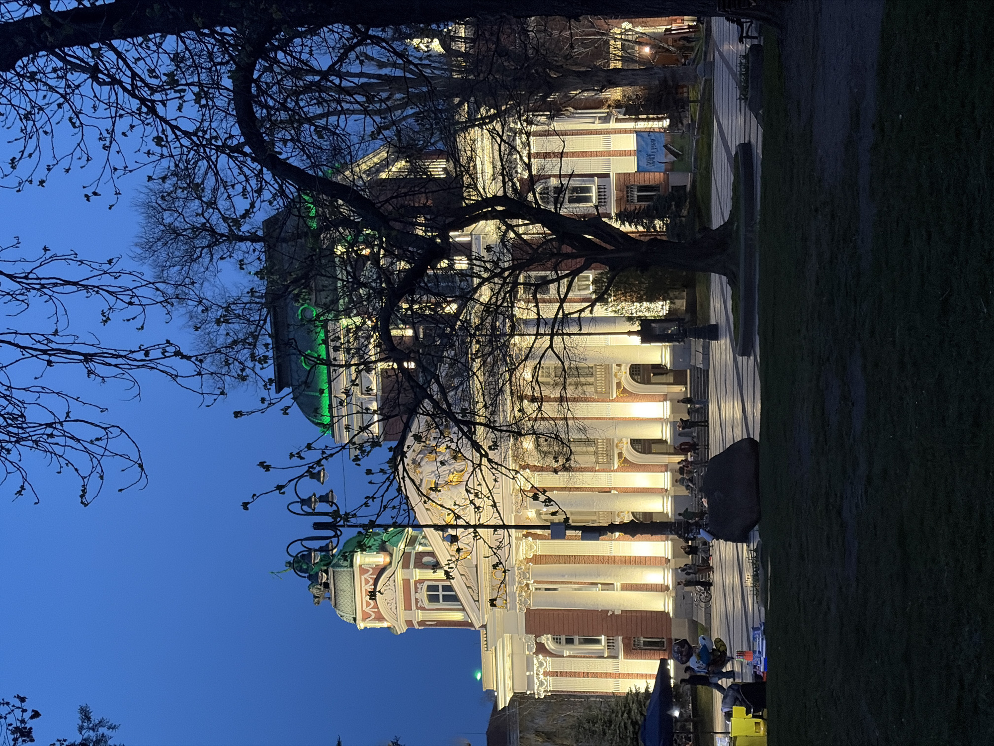 Evening documentation of Sofia's cultural landmarks and public art