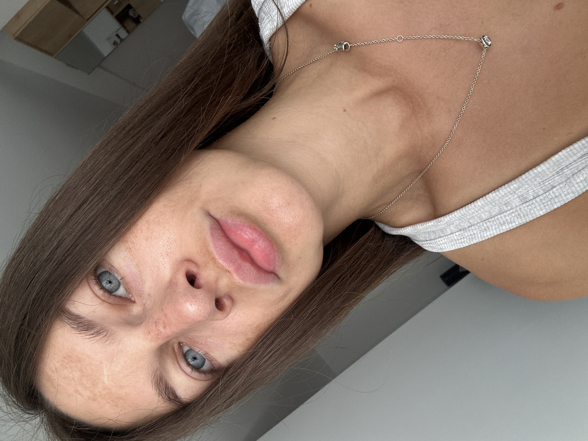 Morning selfies and fridge inventory at a Montenegrin apartment