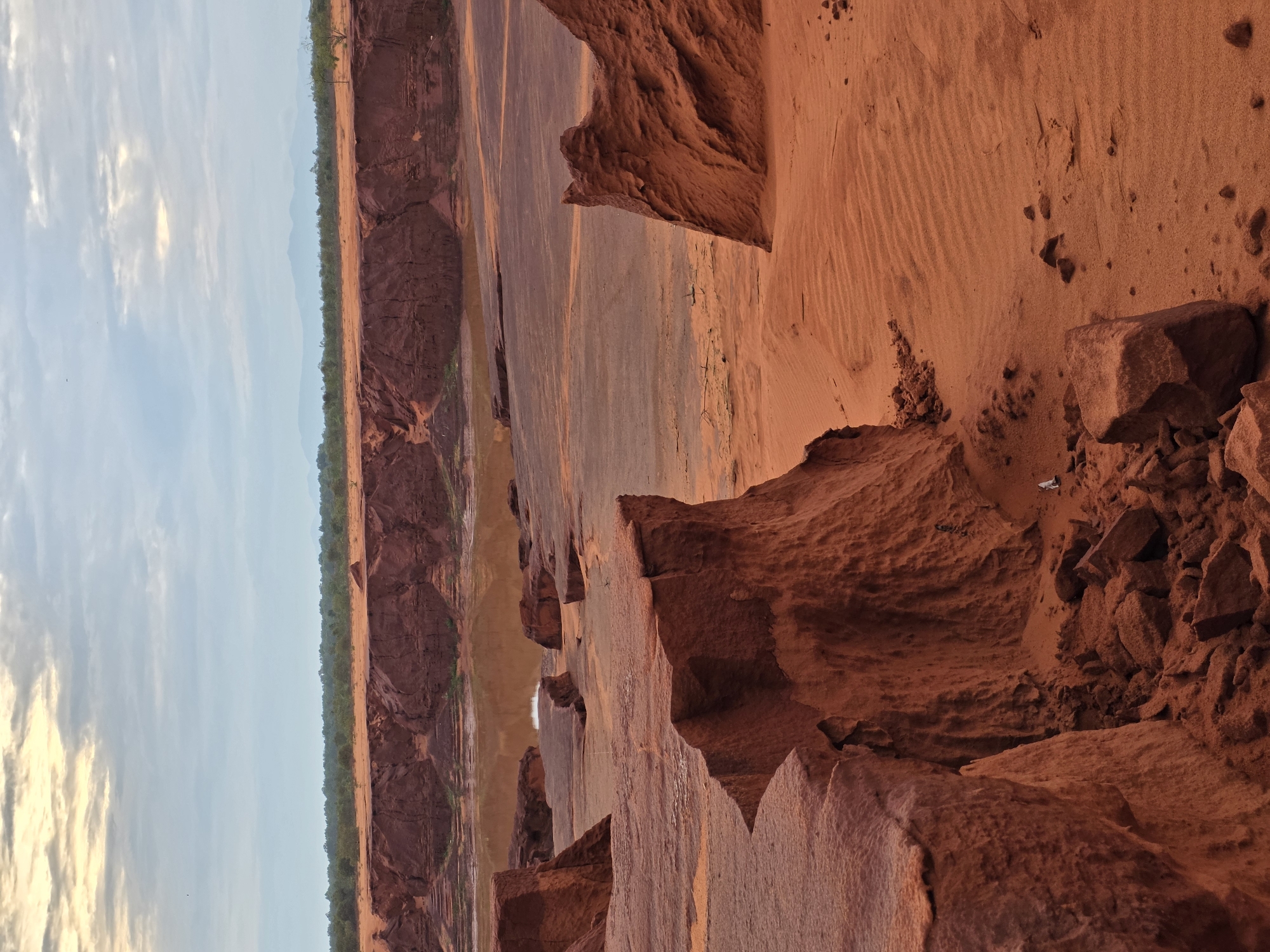Fairy Stream landscape documented by visitors in Mui Ne