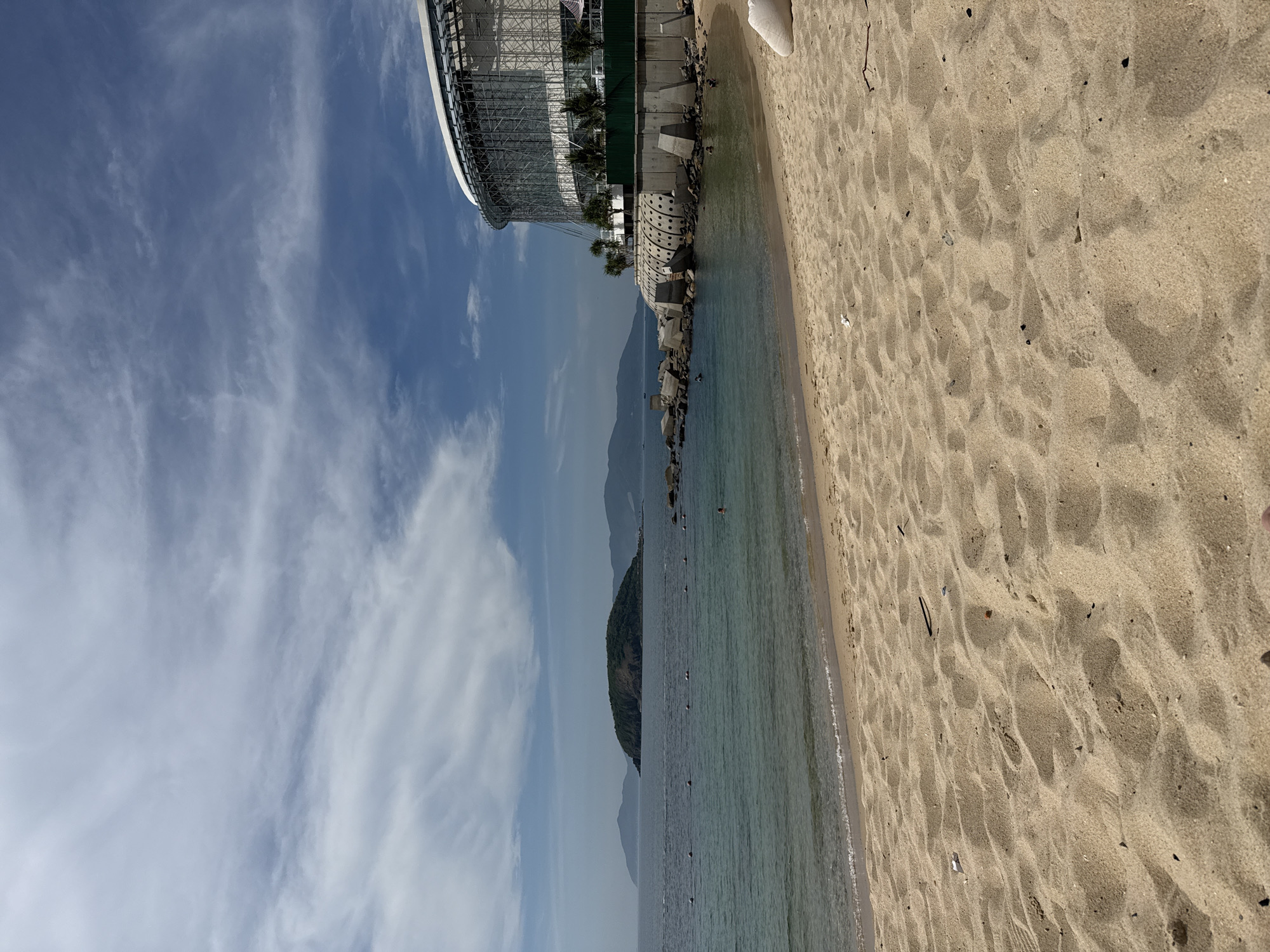 Beach day and boardwalk exploration at Nha Trang's VinWonders strip