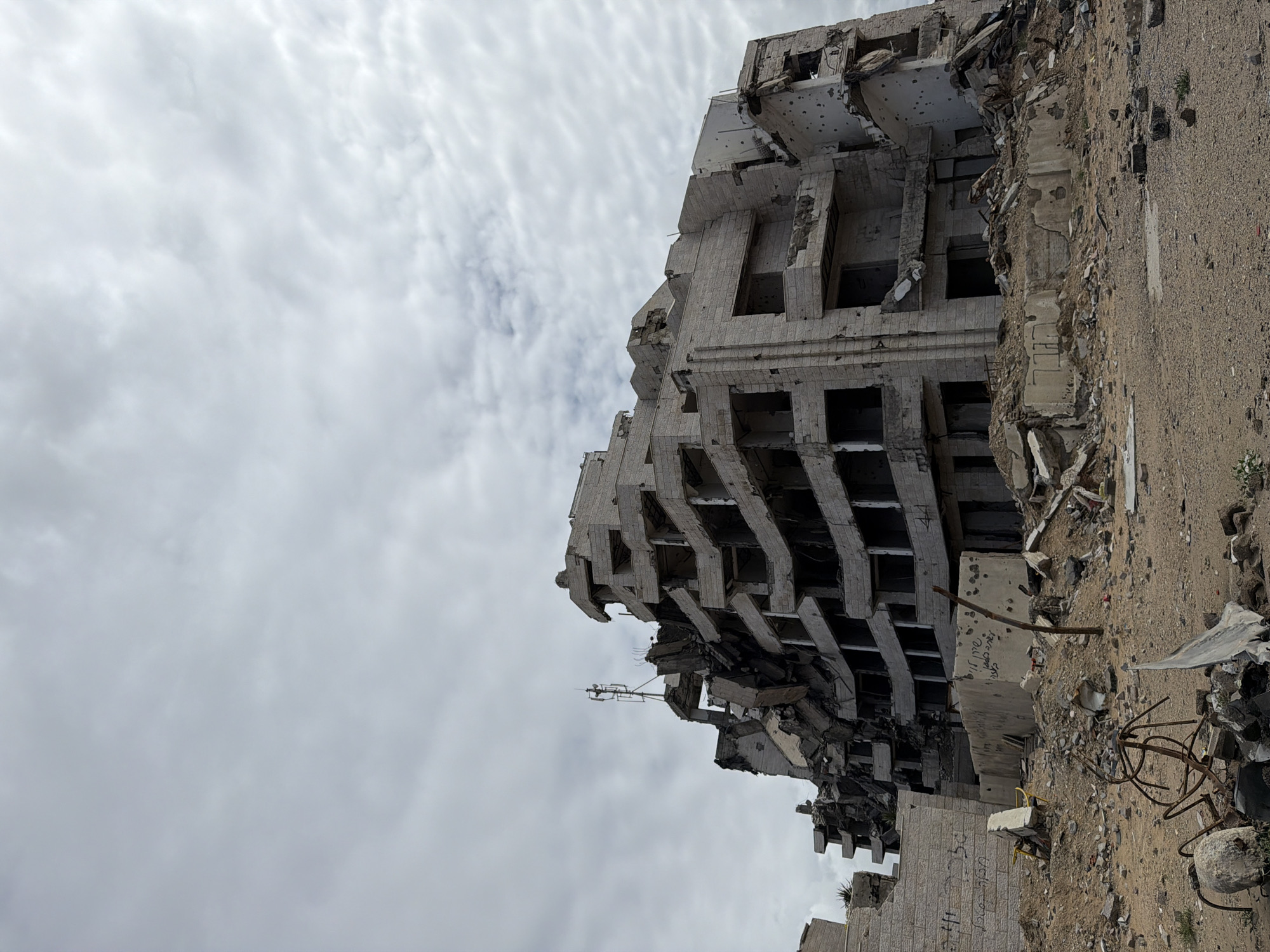 Extensive building damage documented across Gaza Strip locations