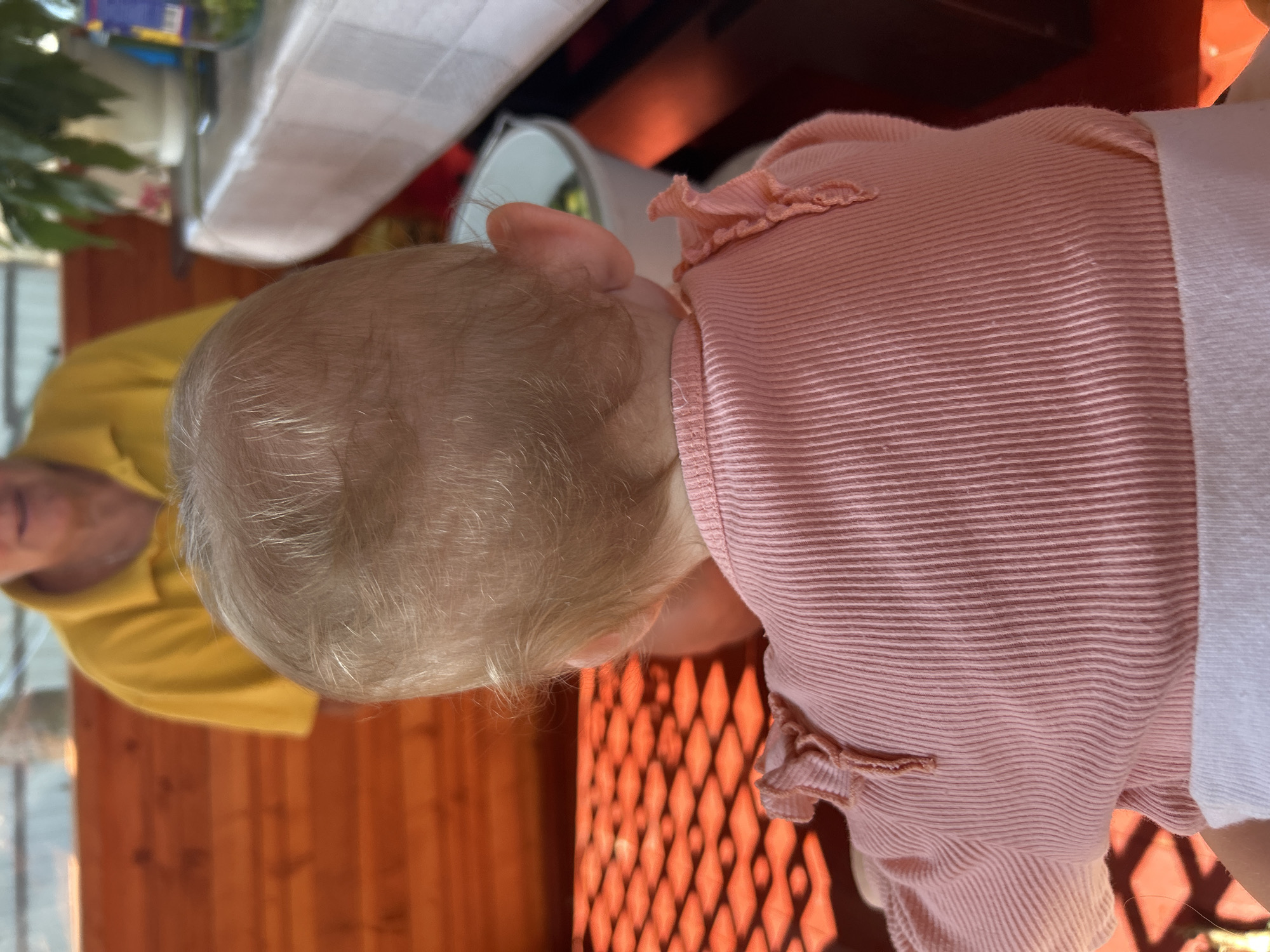 Summer day in Kalitsino: porch life, pickling cucumbers, baby in tow