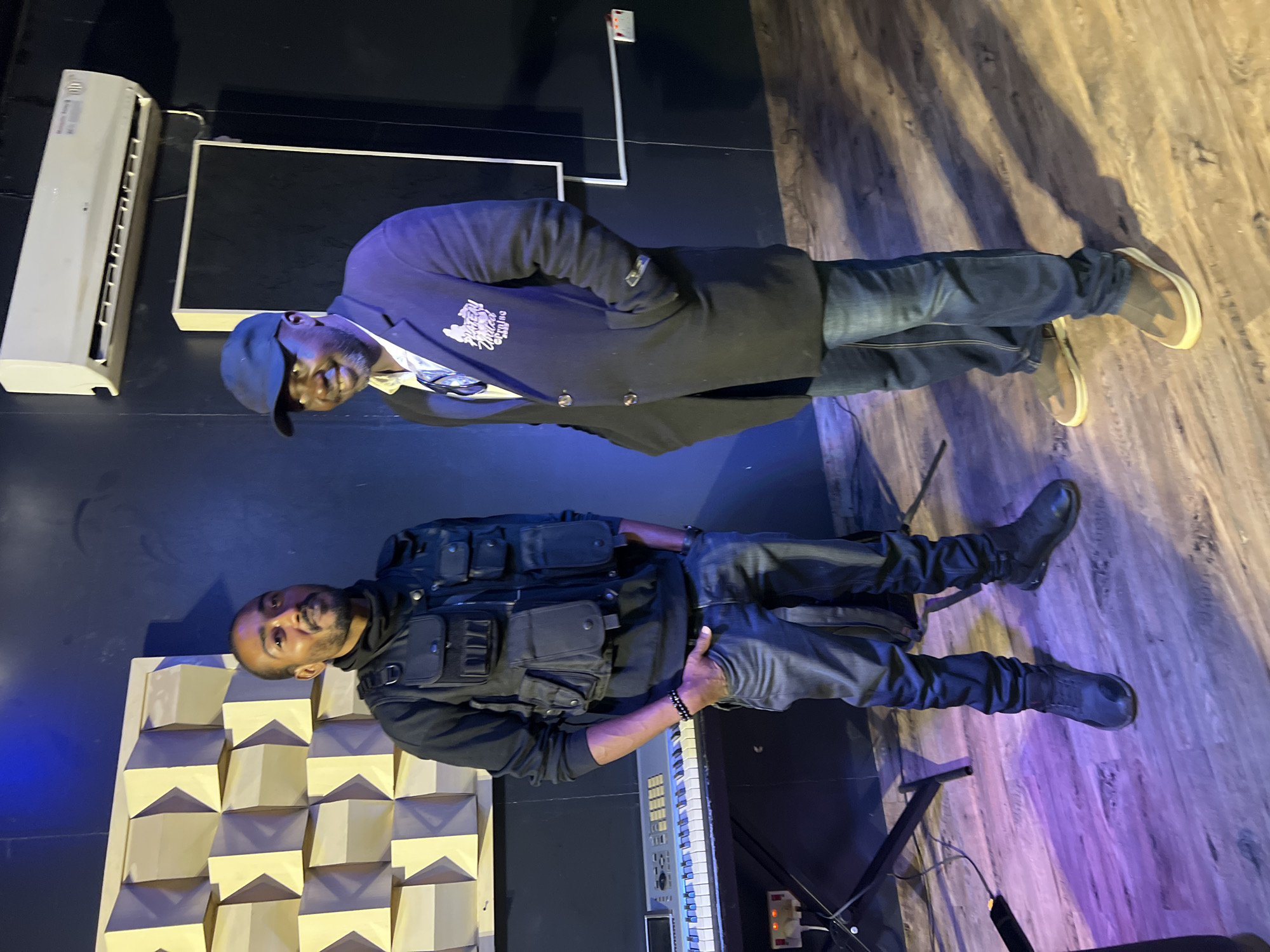 Studio event in Jos with Netaccess Communications branding throughout