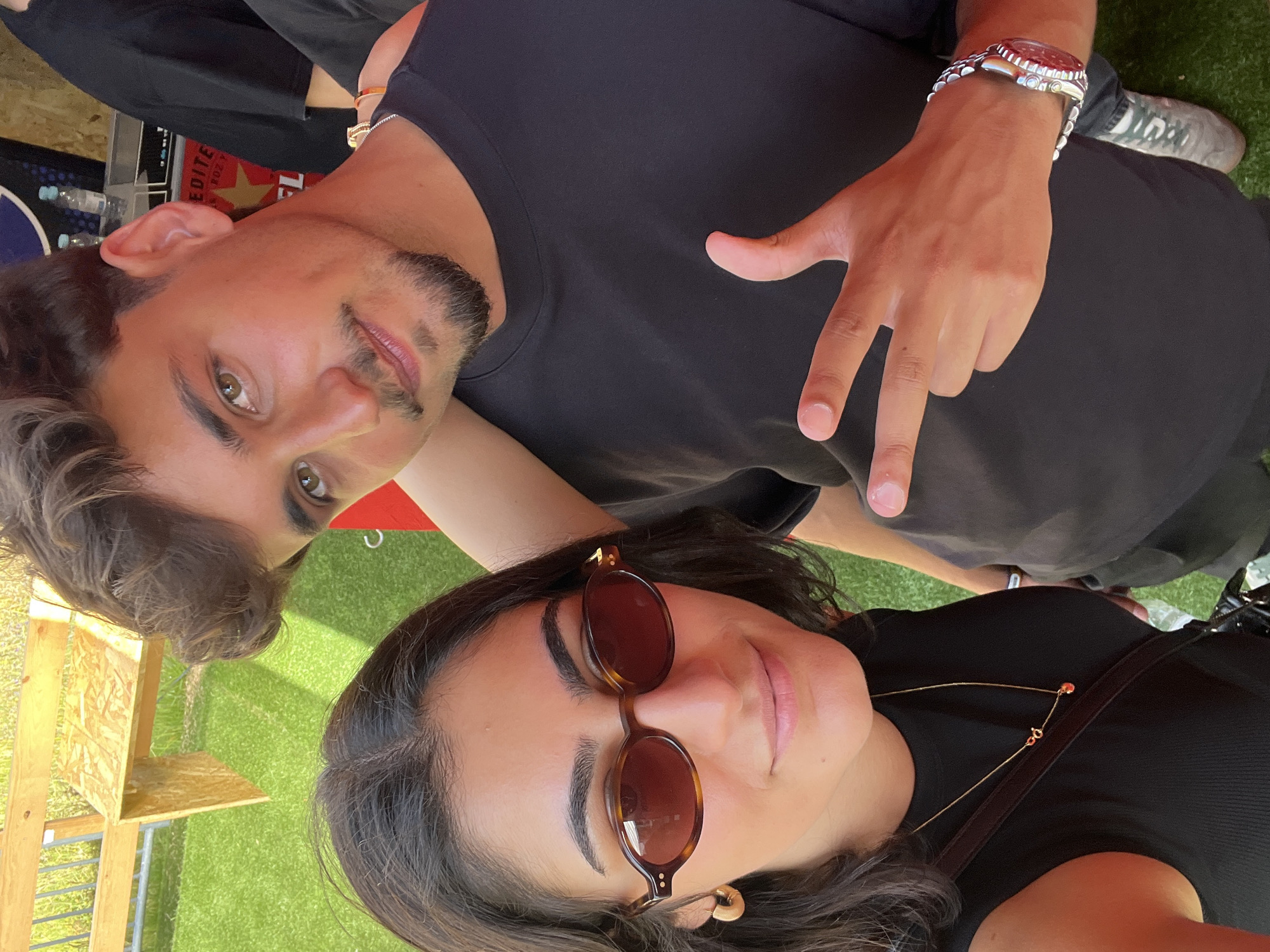 Couple Takes Selfies at Primavera Sound Porto Music Festival