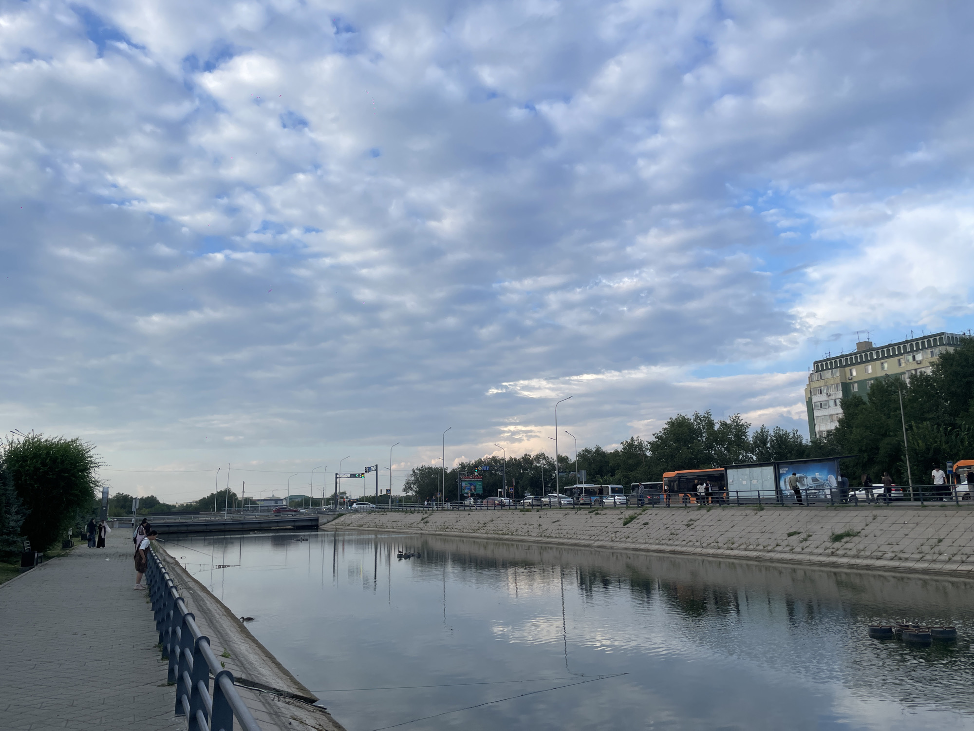 Afternoon out at Aktobe's Keruen City mall and canal