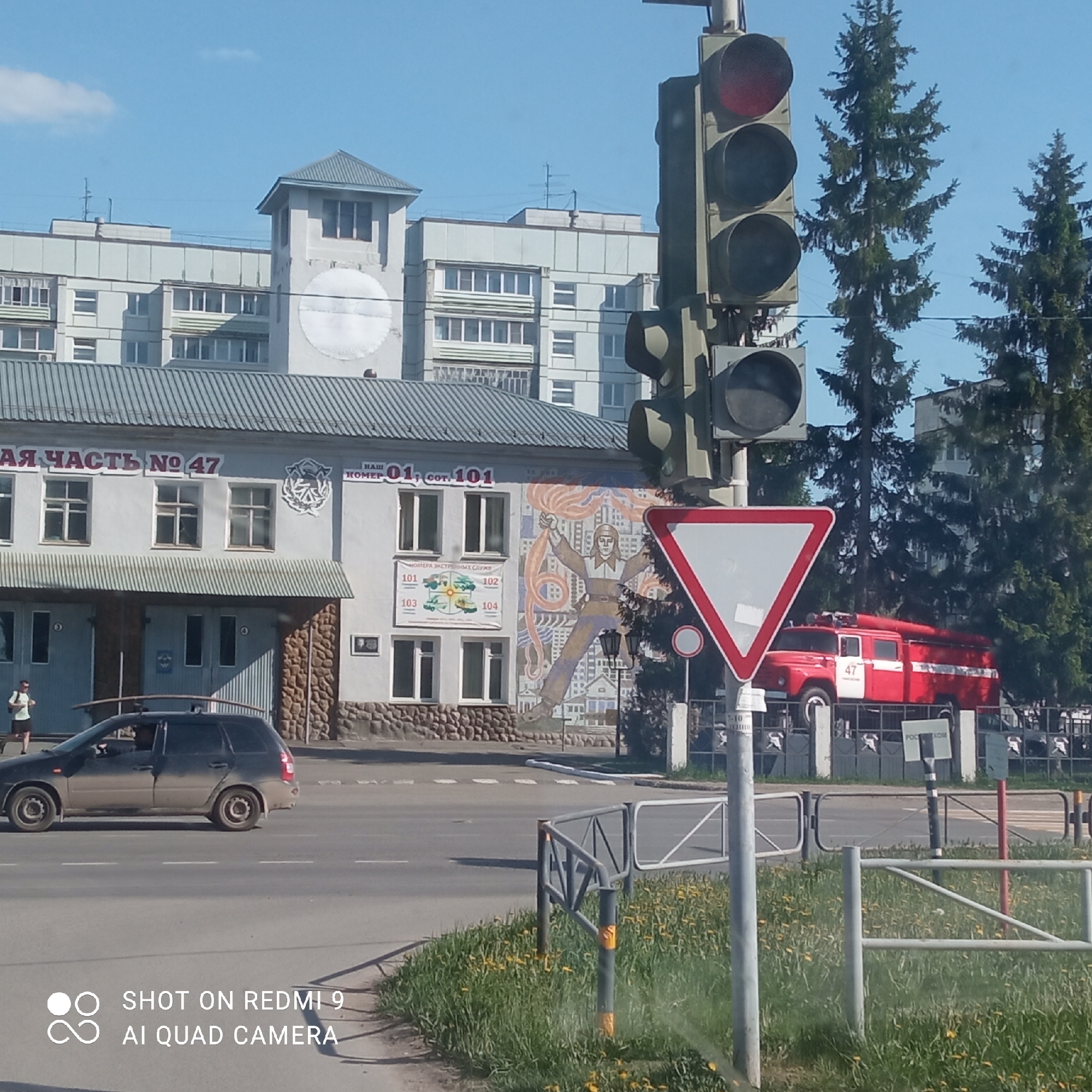 Spring day life captured across Chaikovsky, Russia
