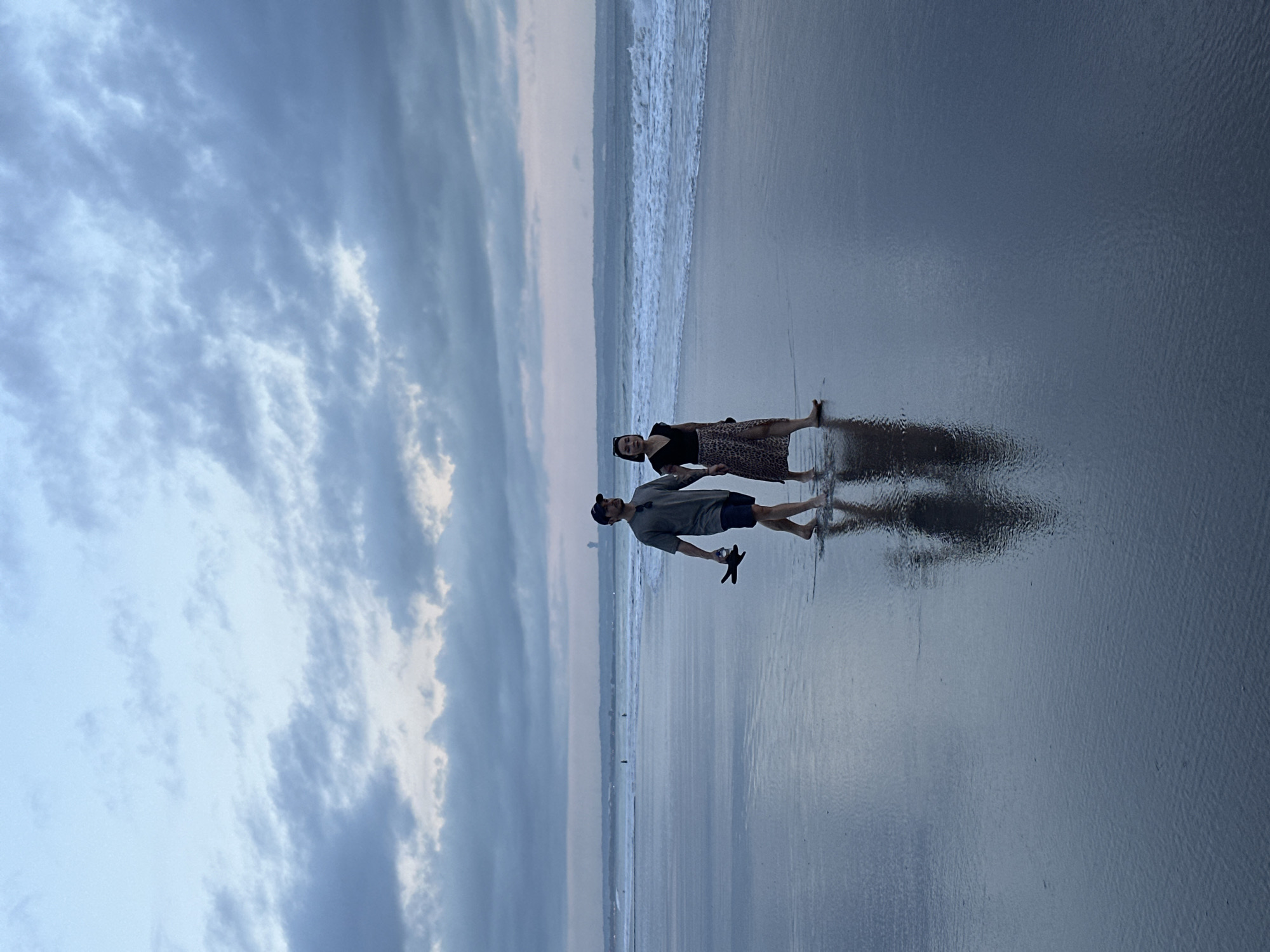 Morning beach life captured in North Kuta, Indonesia