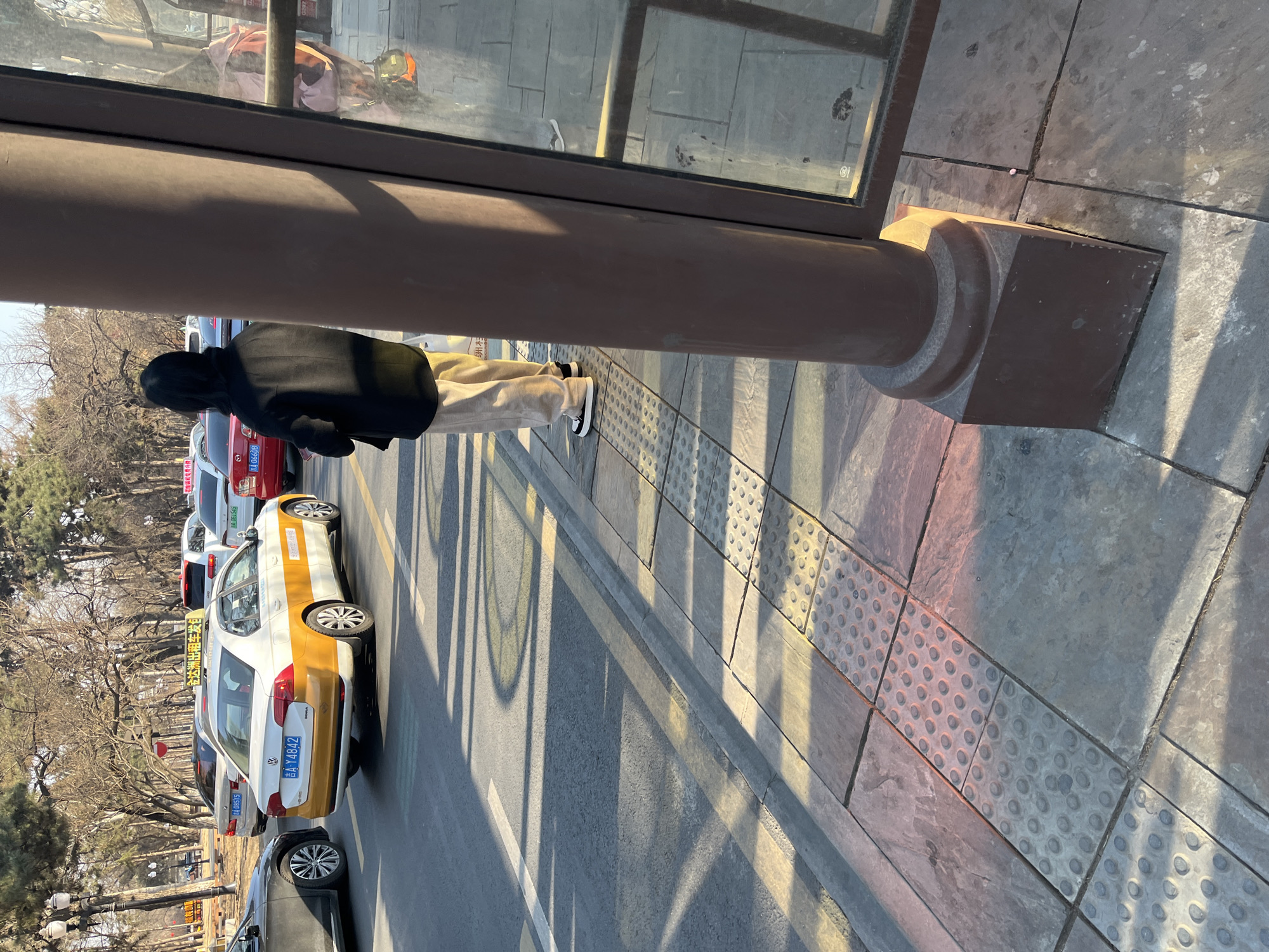 Morning commuter activity observed at Changchun bus stops