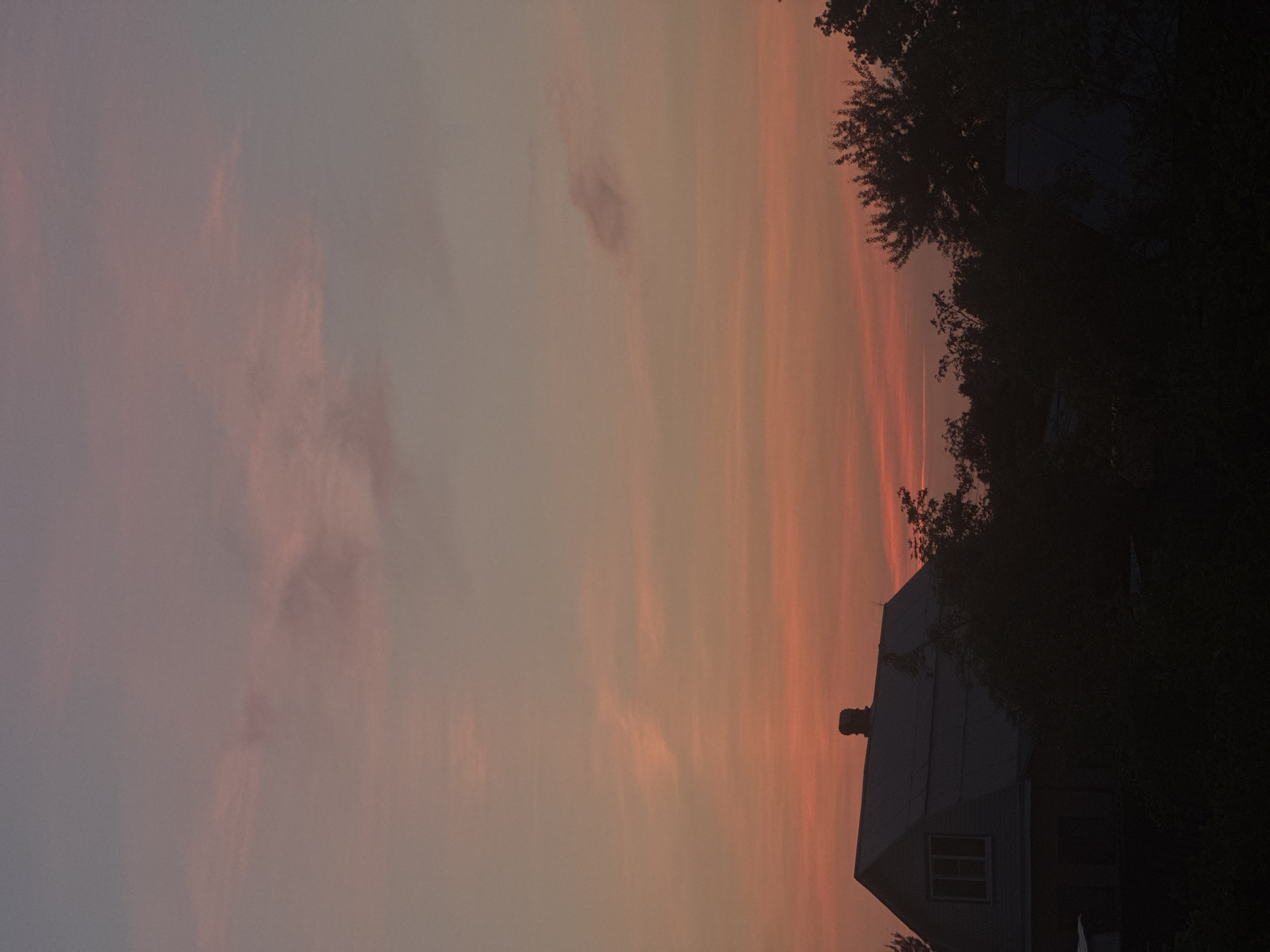 Evening scenes captured in rural Krivandino, Russia