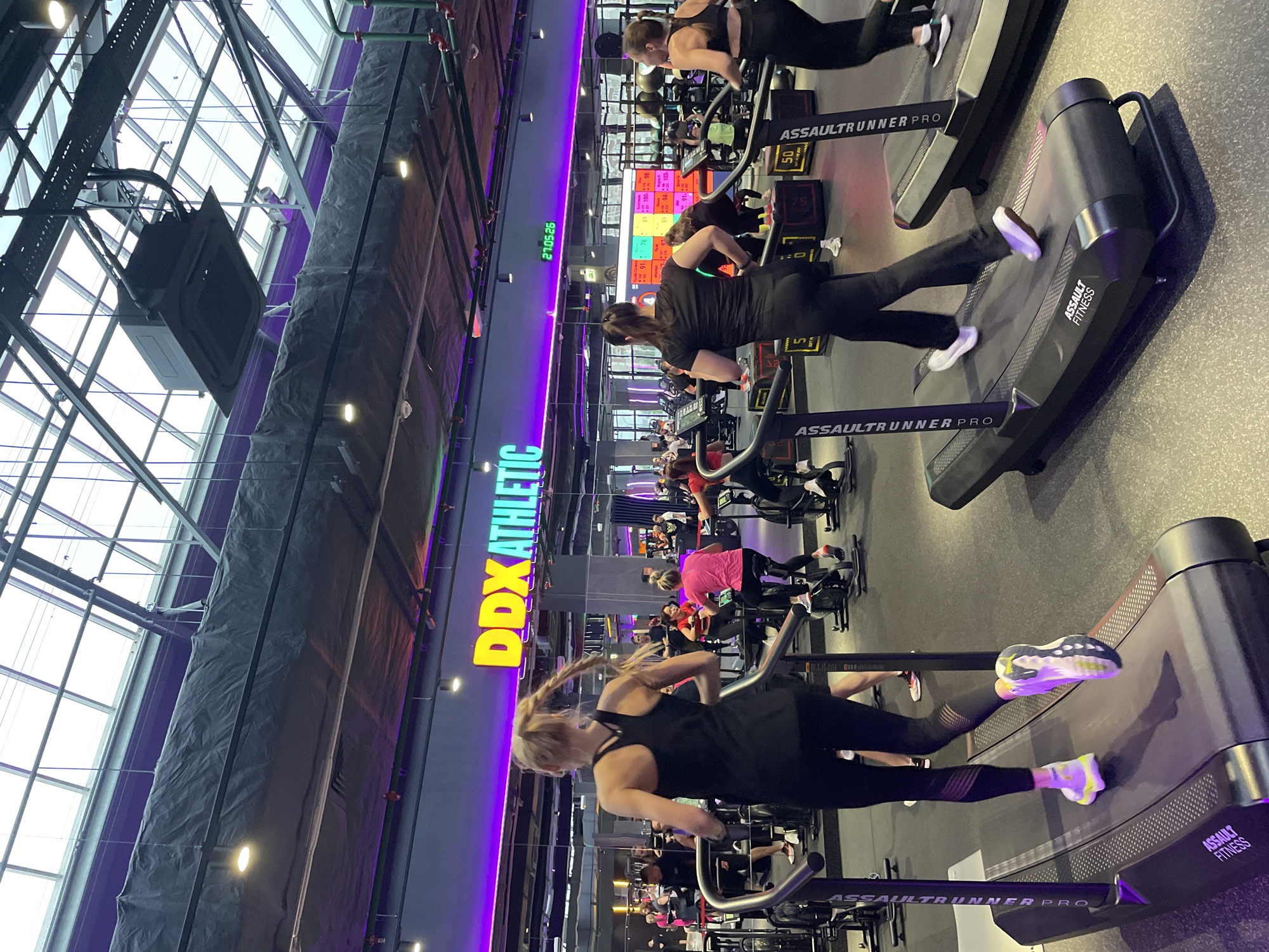 Busy workout session captured at modern Kazan gym
