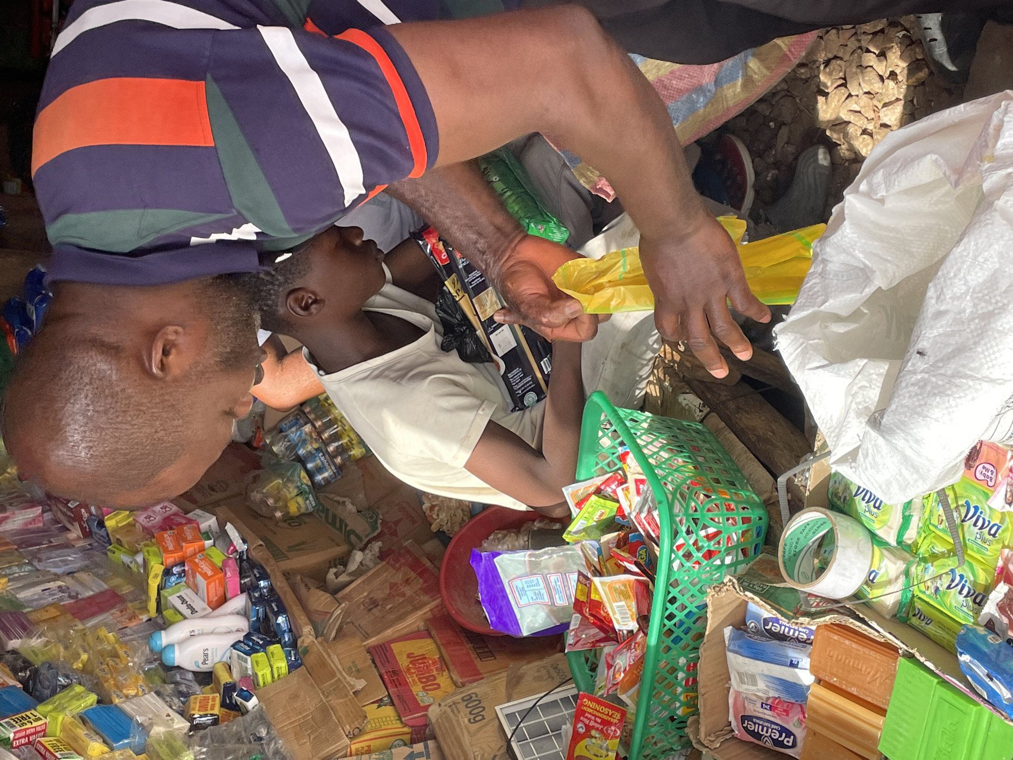 Market shoppers spotted in Akwanga, Nigeria Saturday afternoon