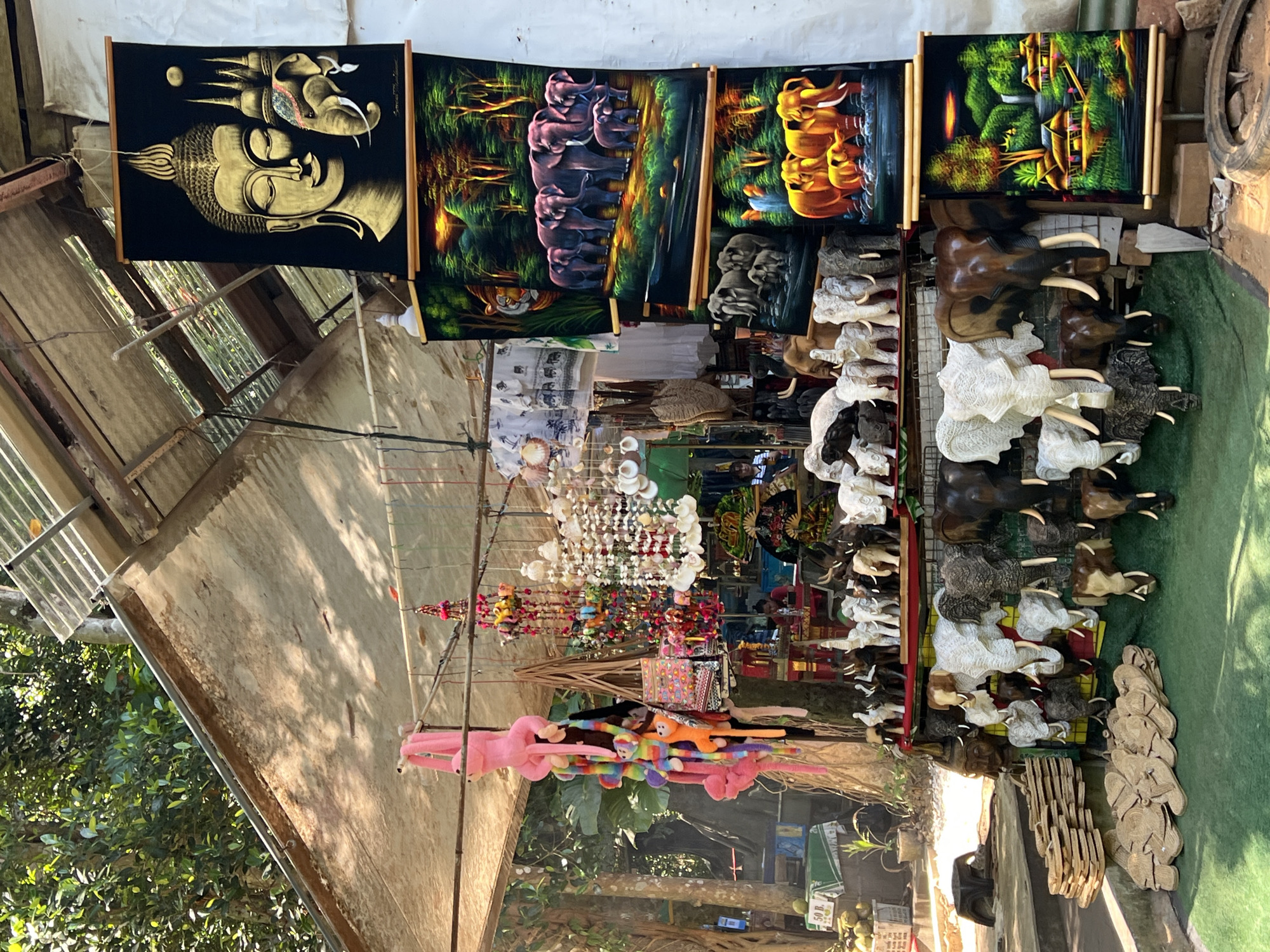 Rock jumping and market browsing at a Ko Samui waterfall