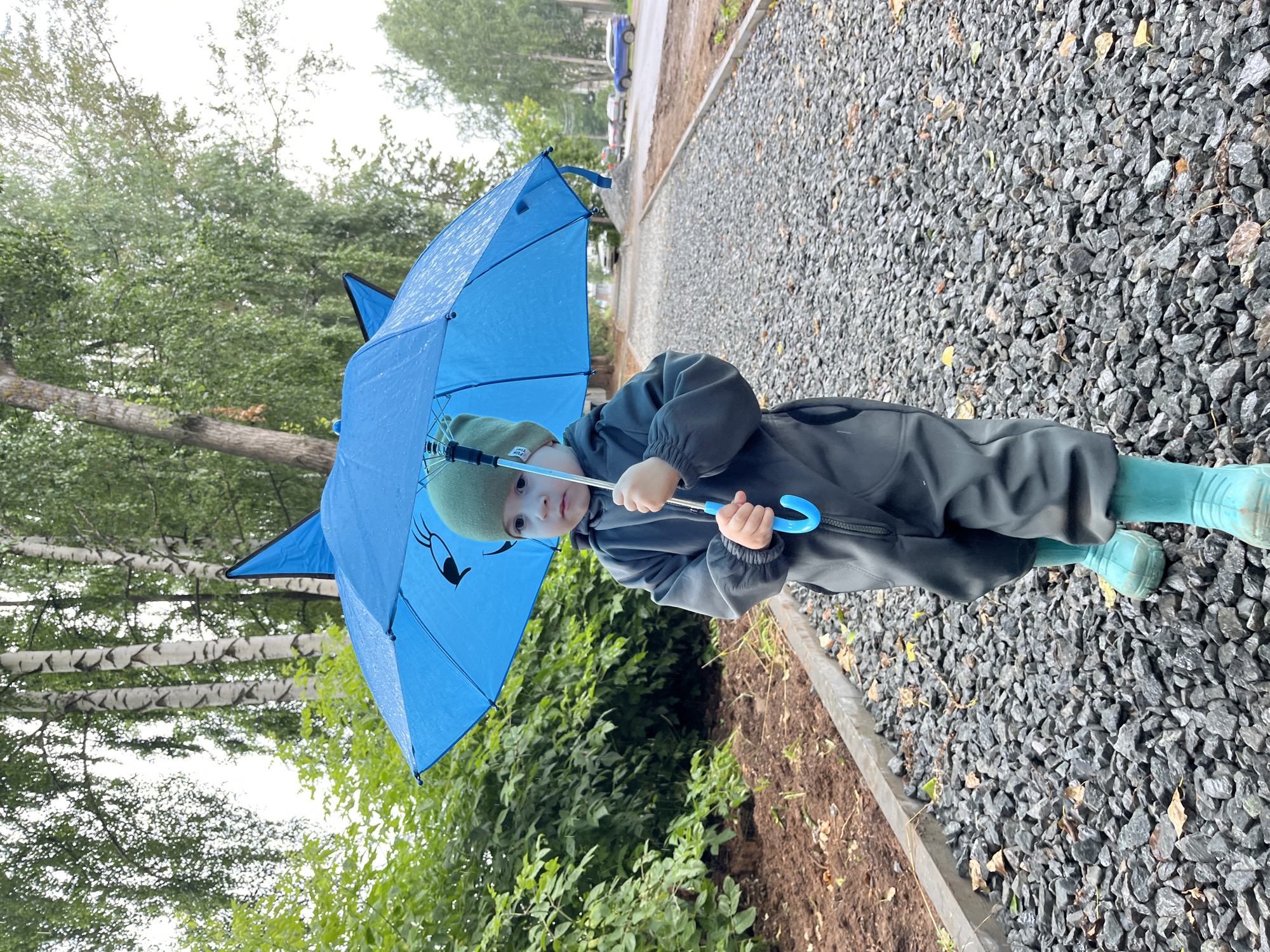 Rainy-day scenes and everyday life in Chaikovsky, Russia
