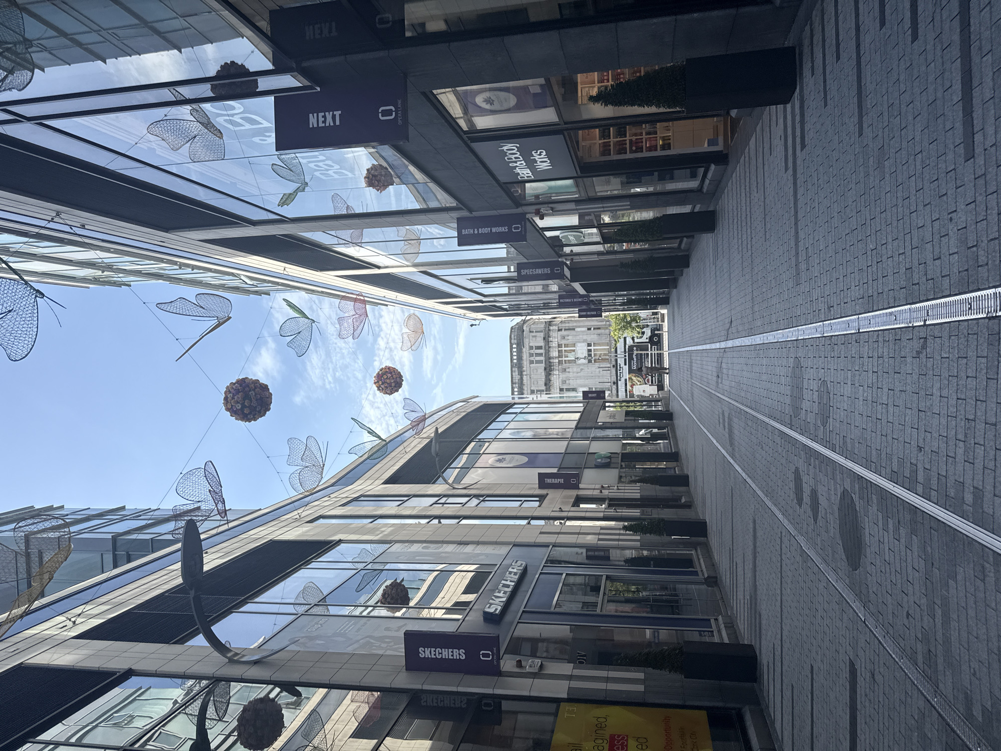 Opera Lane, Cork on a sunny June morning
