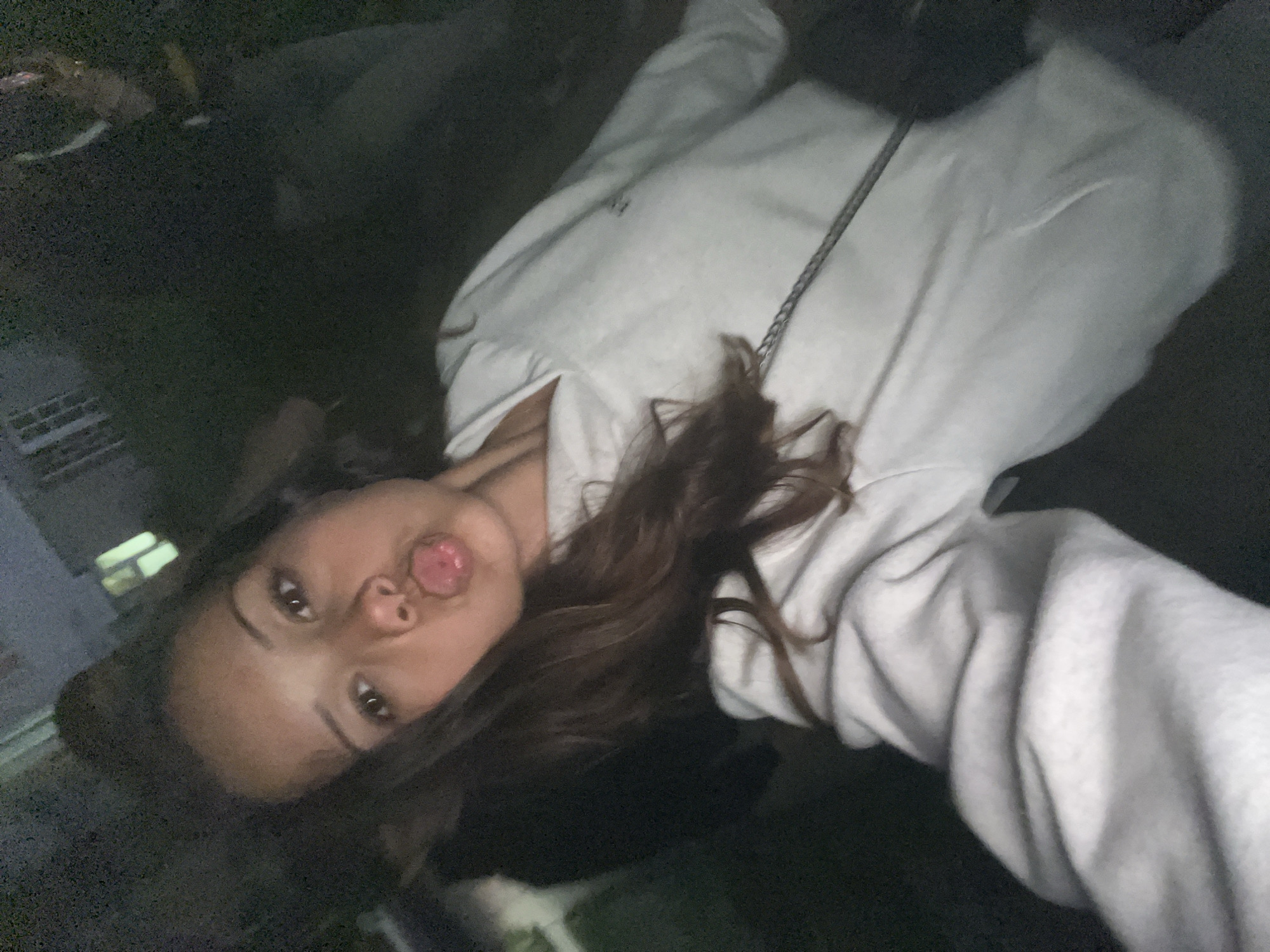 Nighttime selfies on the streets of Zlatograd