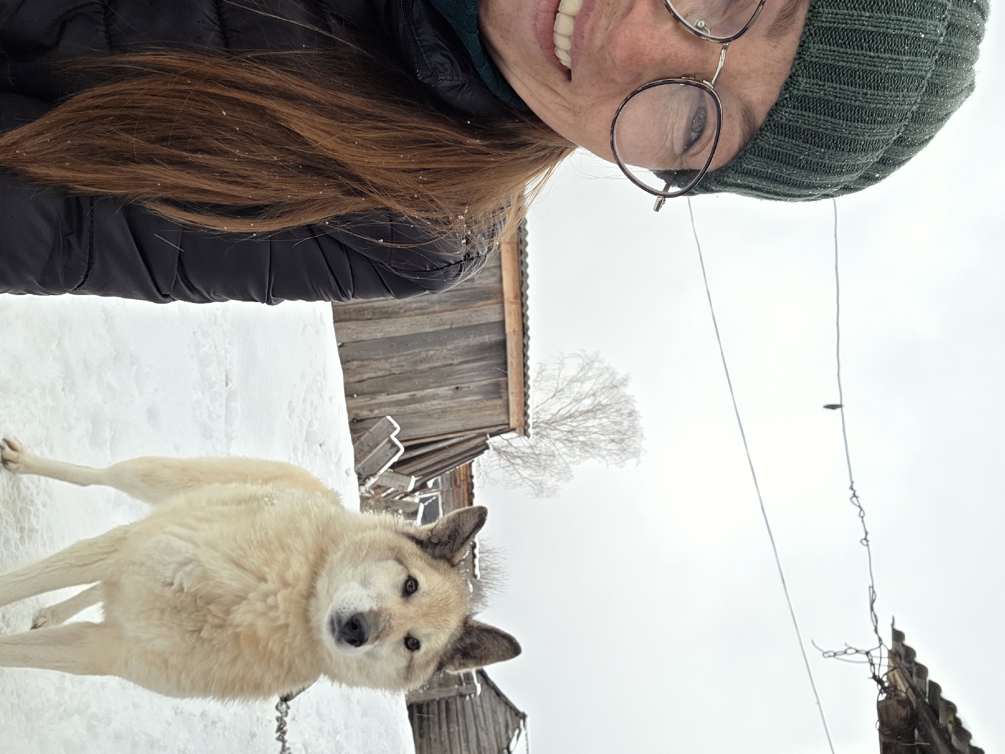 Winter daily life documented in Зипуново, Russia village