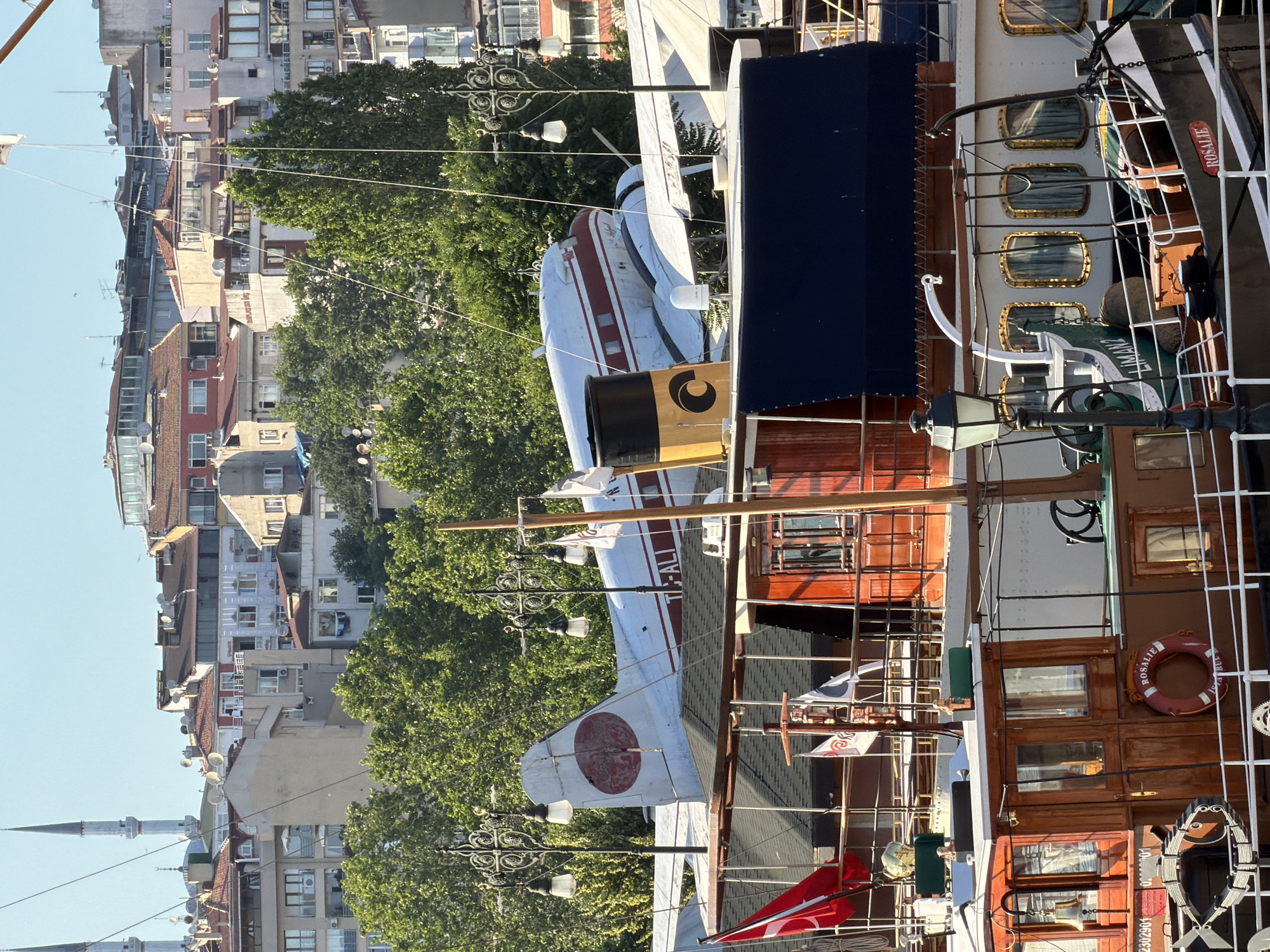 Waterfront scenes across Beyoğlu and Istanbul with boats and ferries