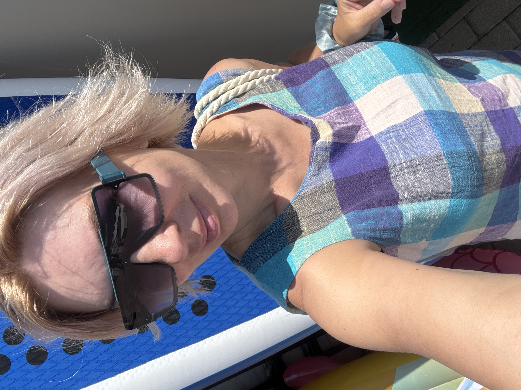 Summer beach day on the Black Sea in Sochi