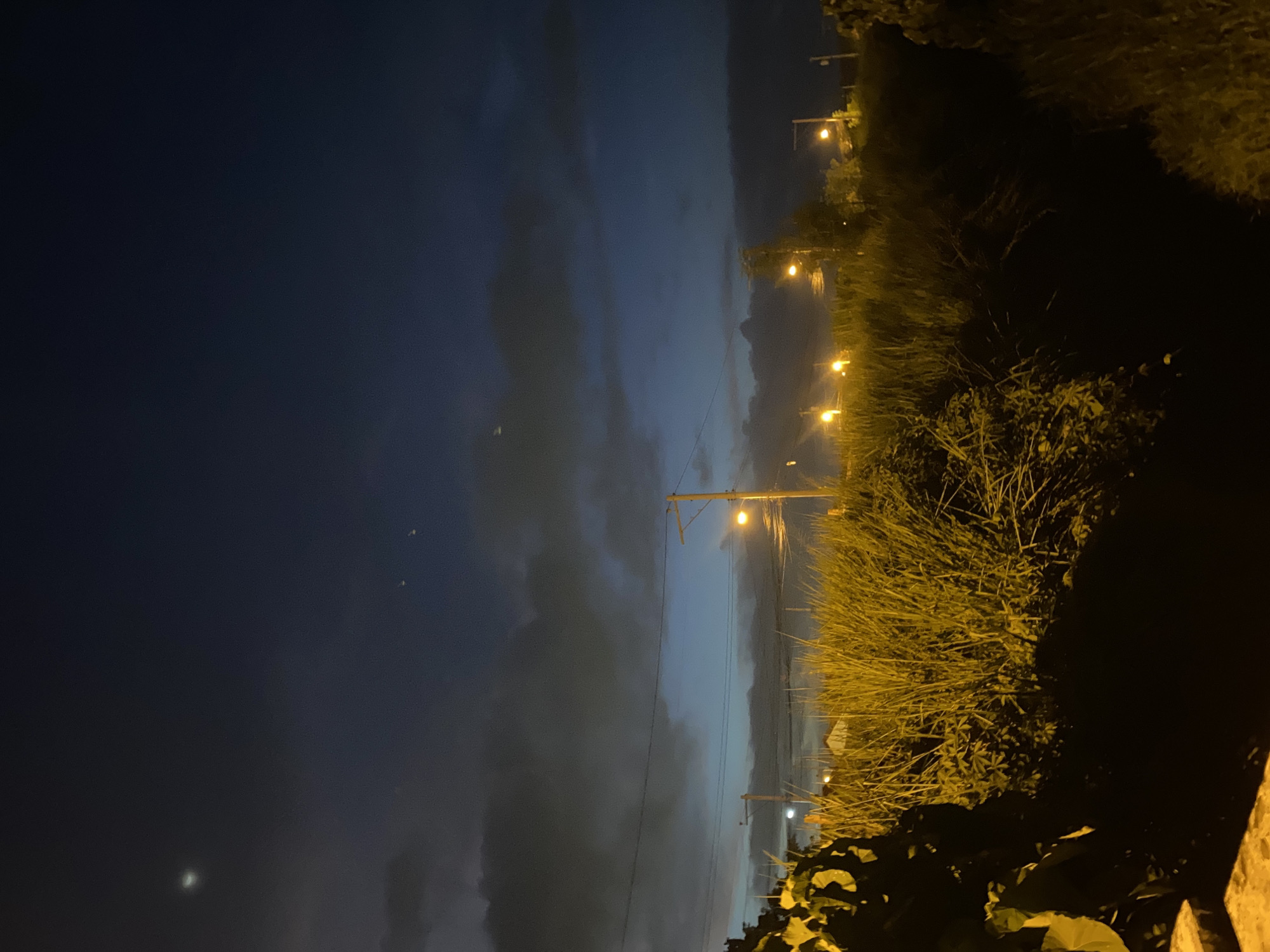 Evening scenes documented across Davao City neighborhoods