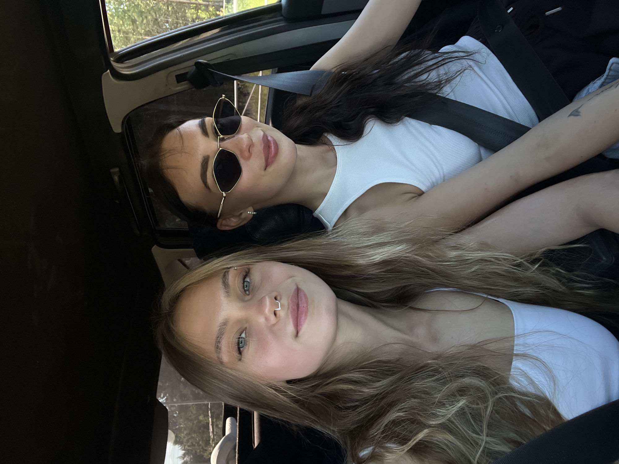 Two women spotted in car in Chaikovsky, Russia