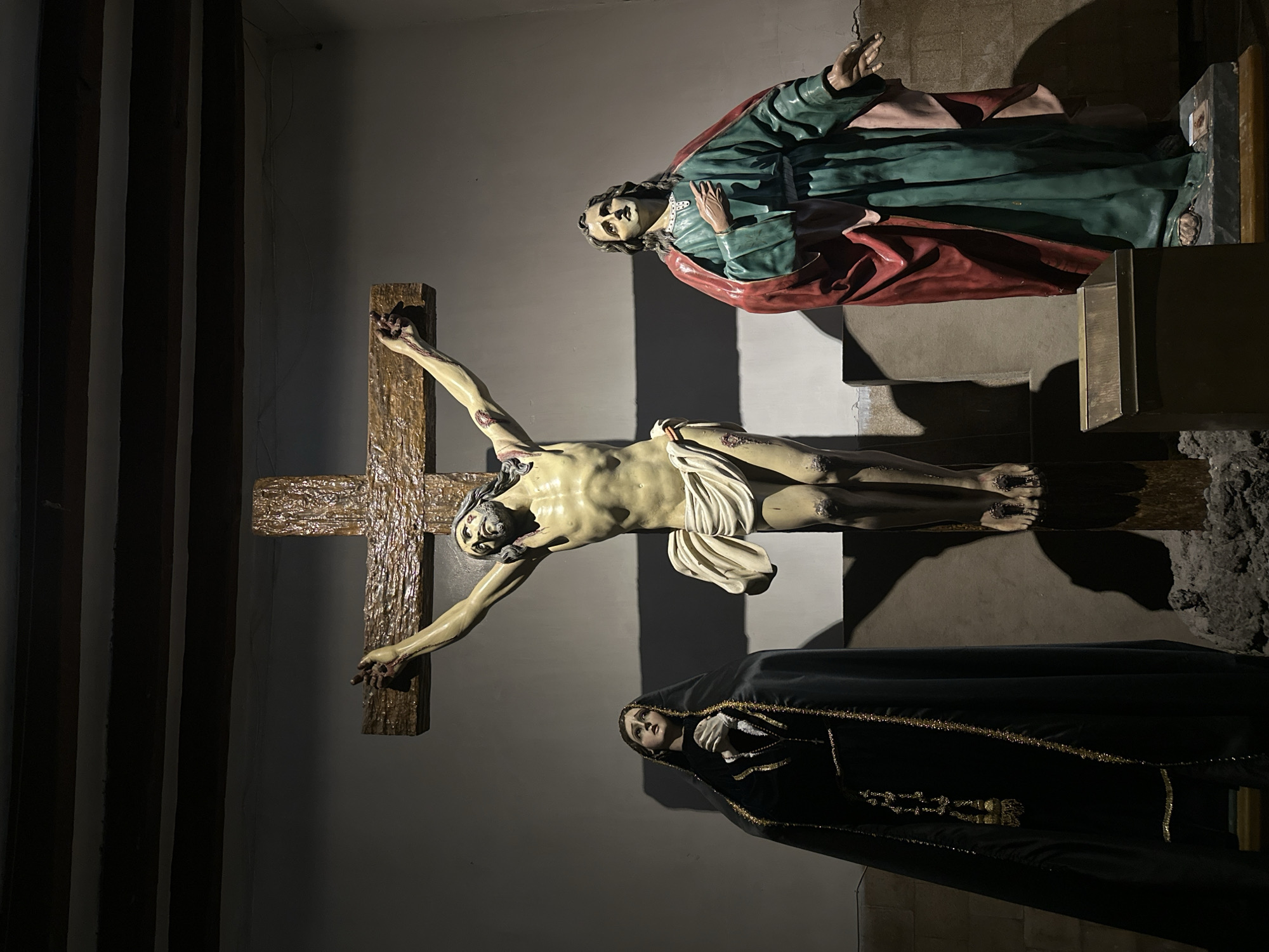 Religious artwork documented at Mexico City church