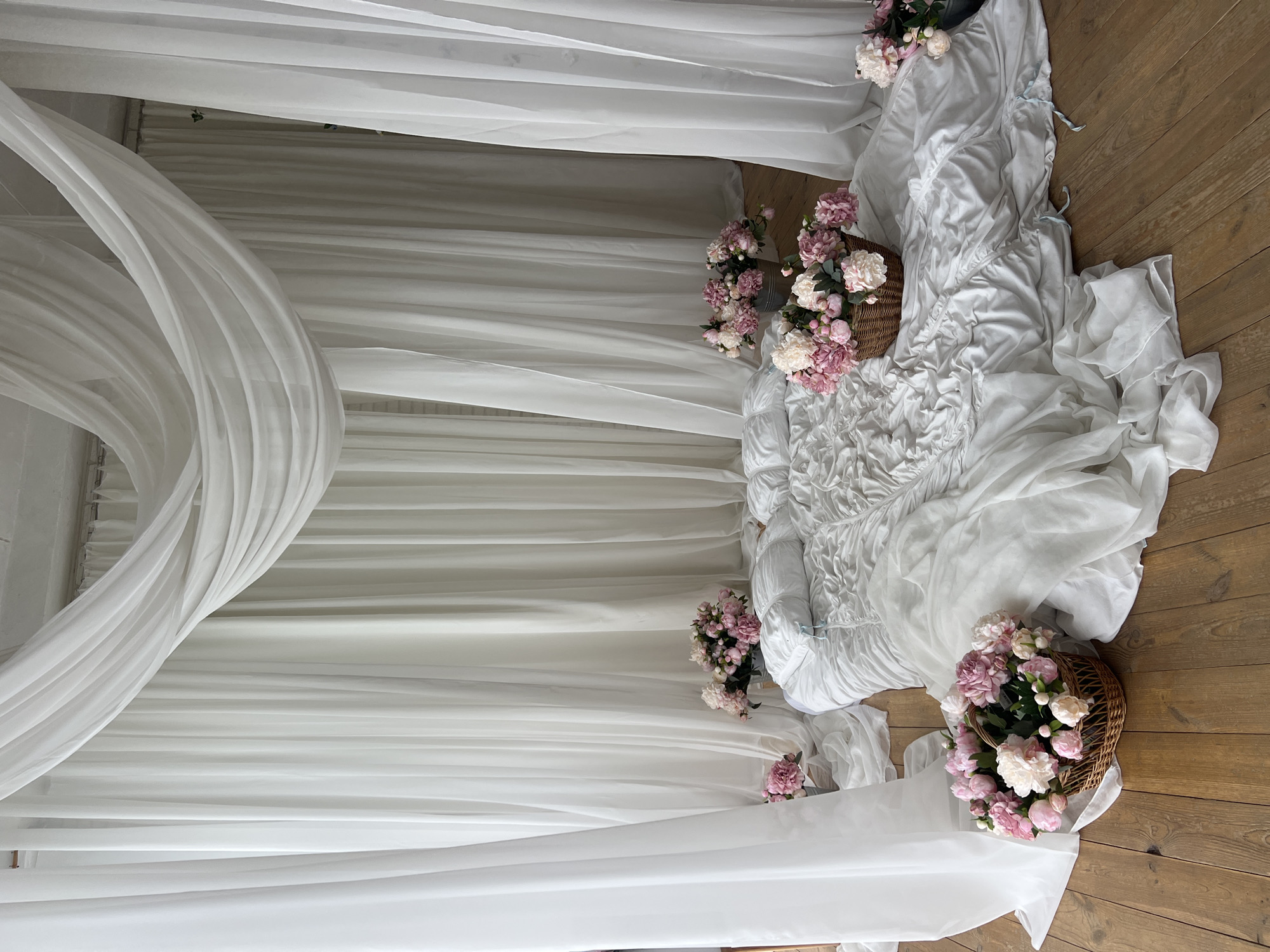 Staged retail scenes documented across Kyiv studio spaces