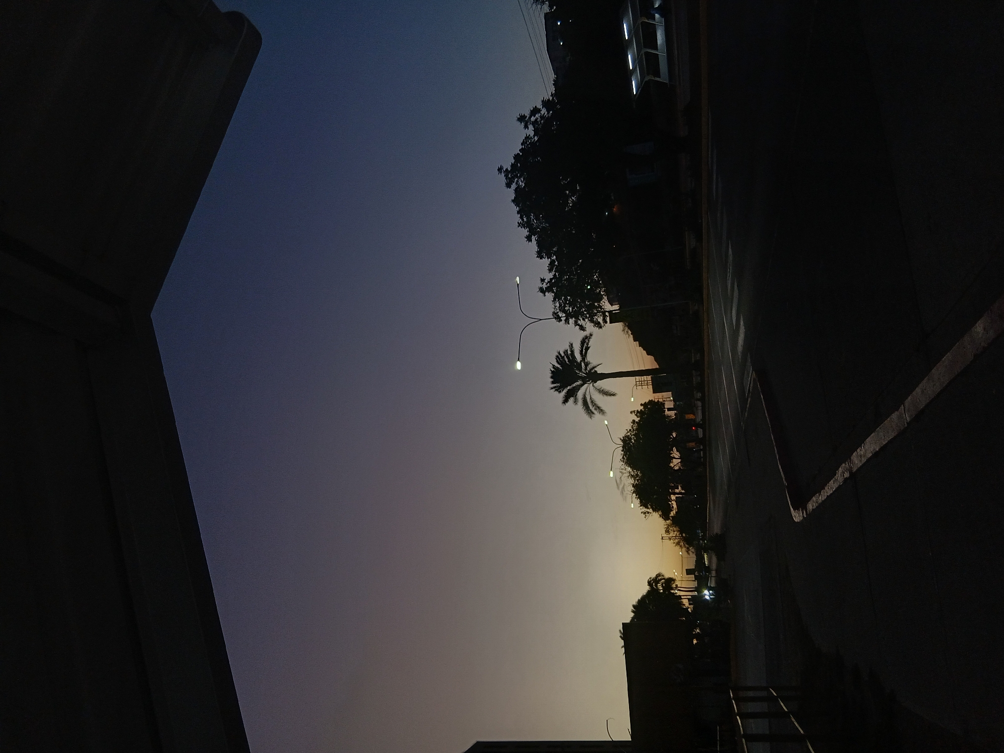 Twilight street scenes documented in Pampatar, Venezuela