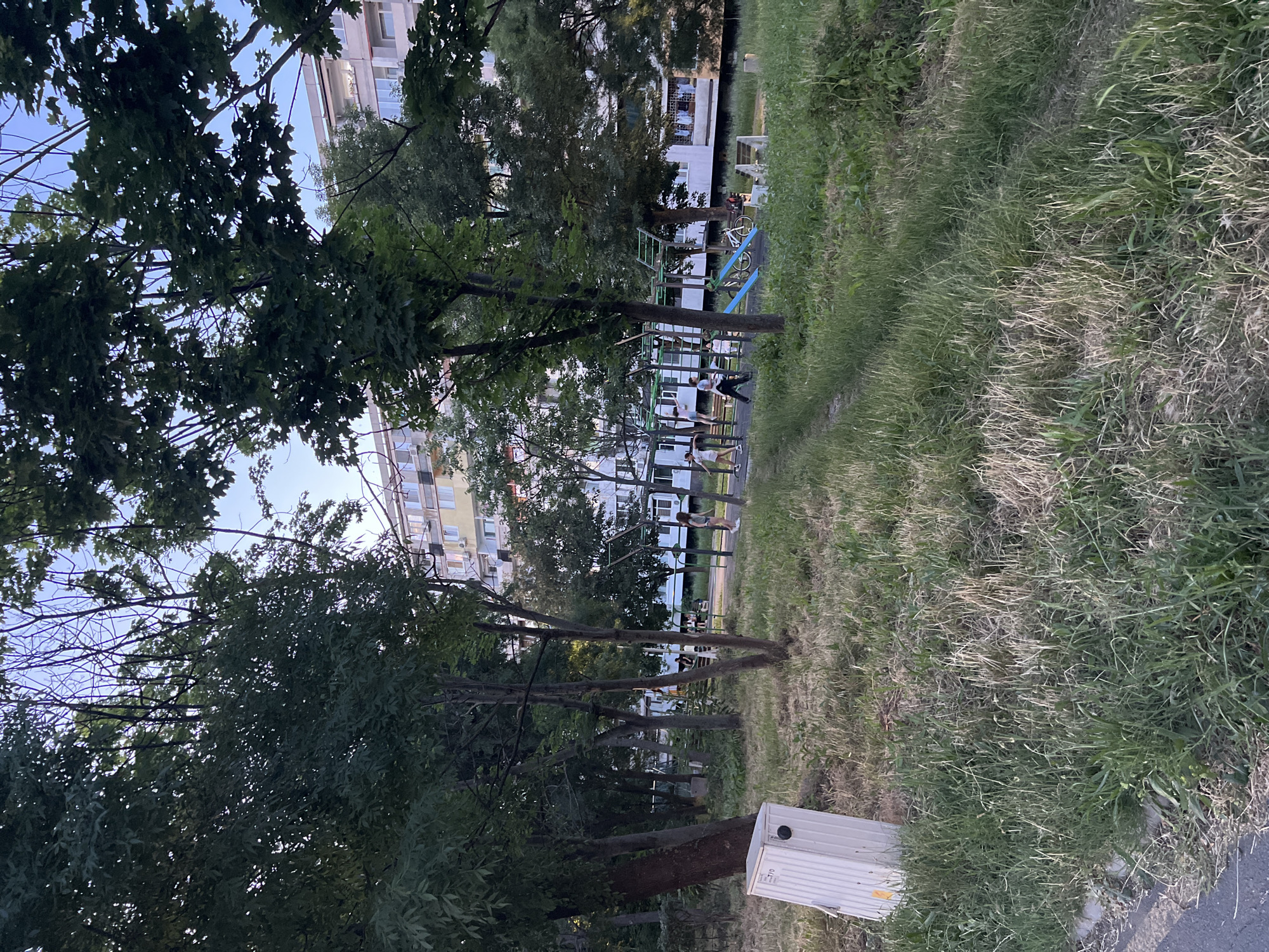 Evening scenes around Burgas: residential areas, retail districts, gaming setup