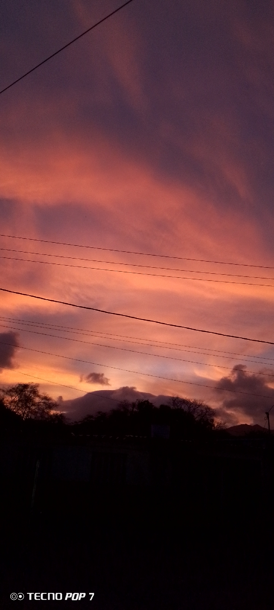 Sunset documented through 30 photos in Altagracia, Venezuela