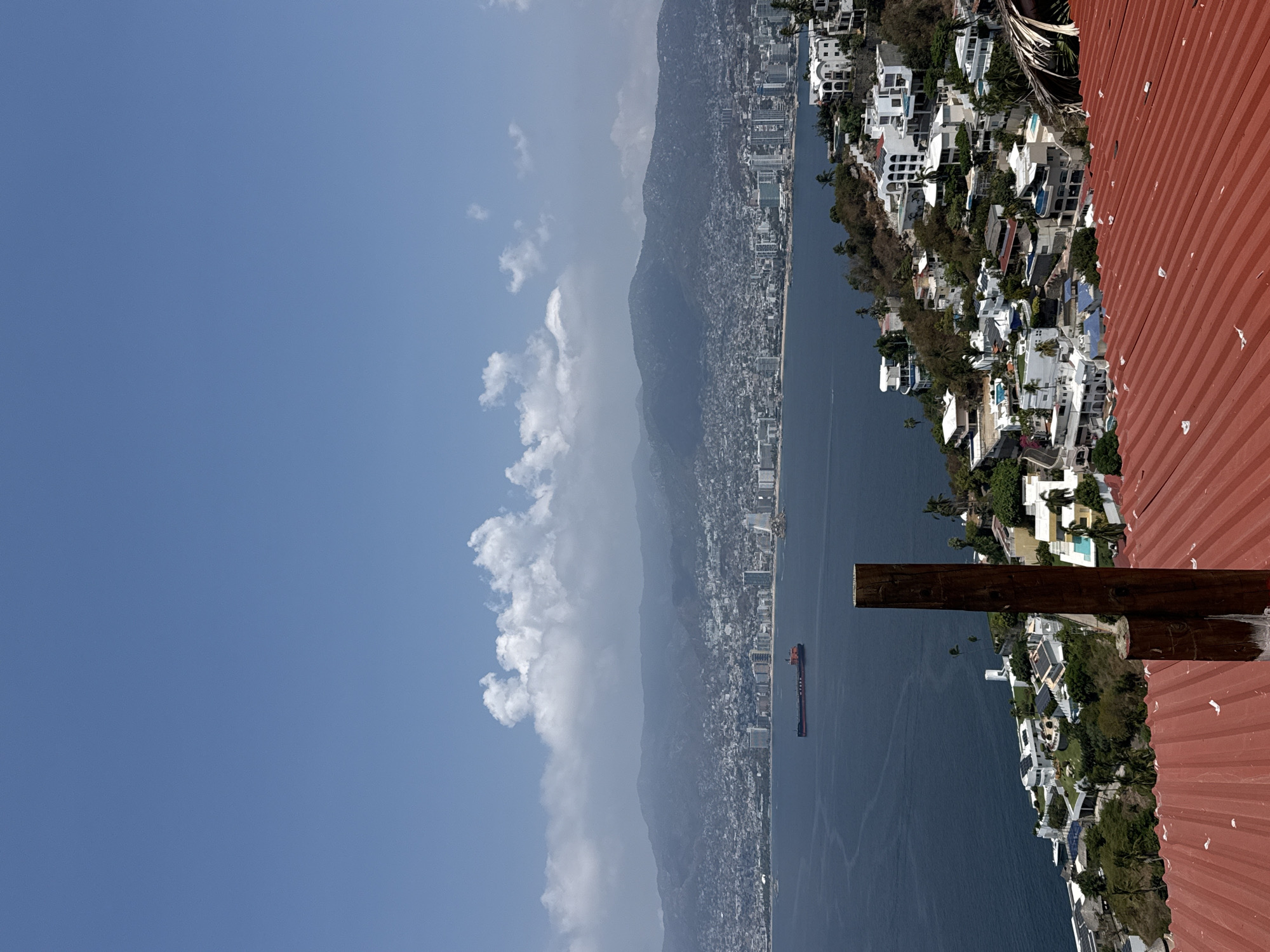 Coastal residential scenes documented in Acapulco, Mexico