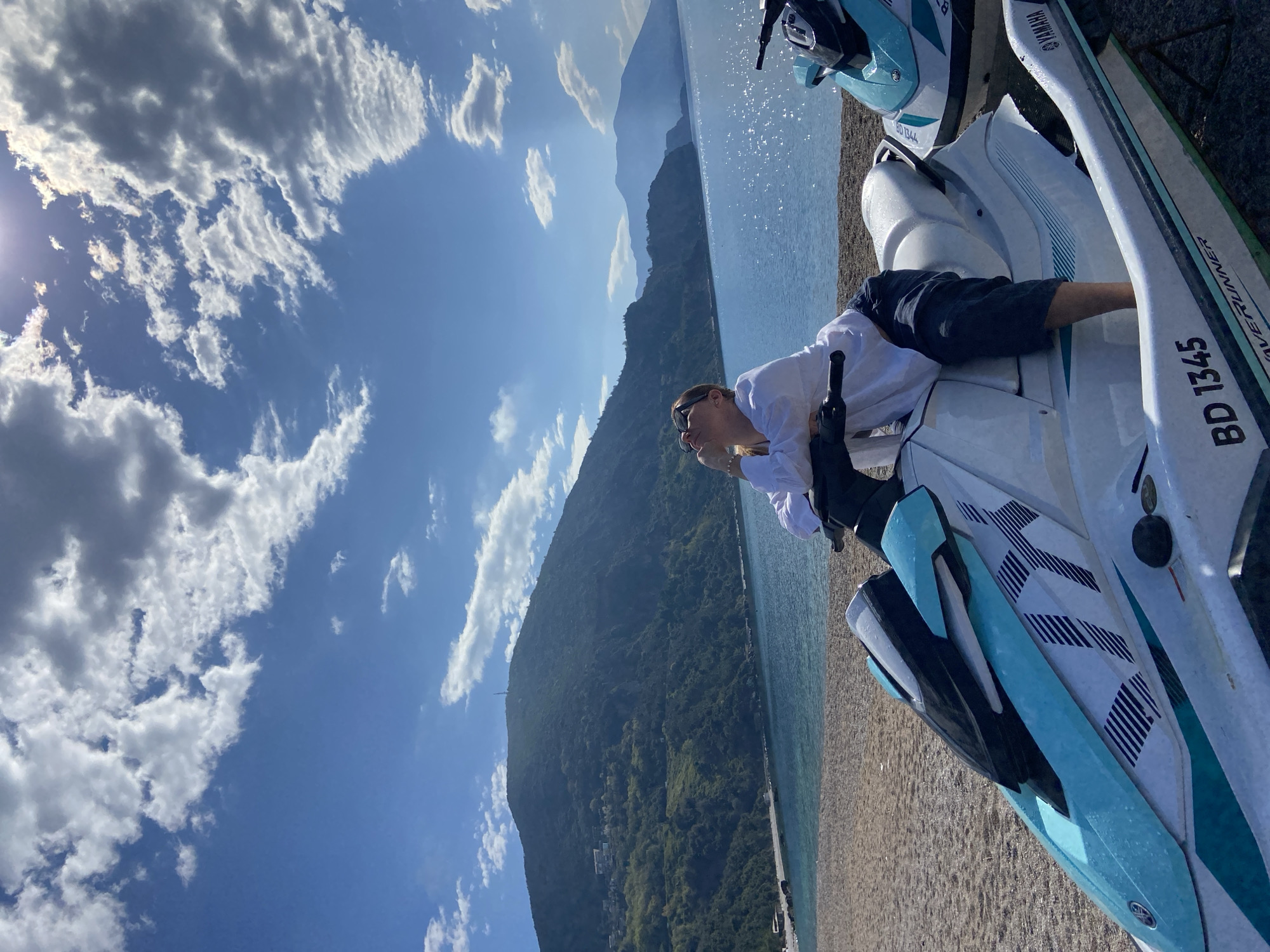 Morning watercraft recreation spotted along Montenegro coast