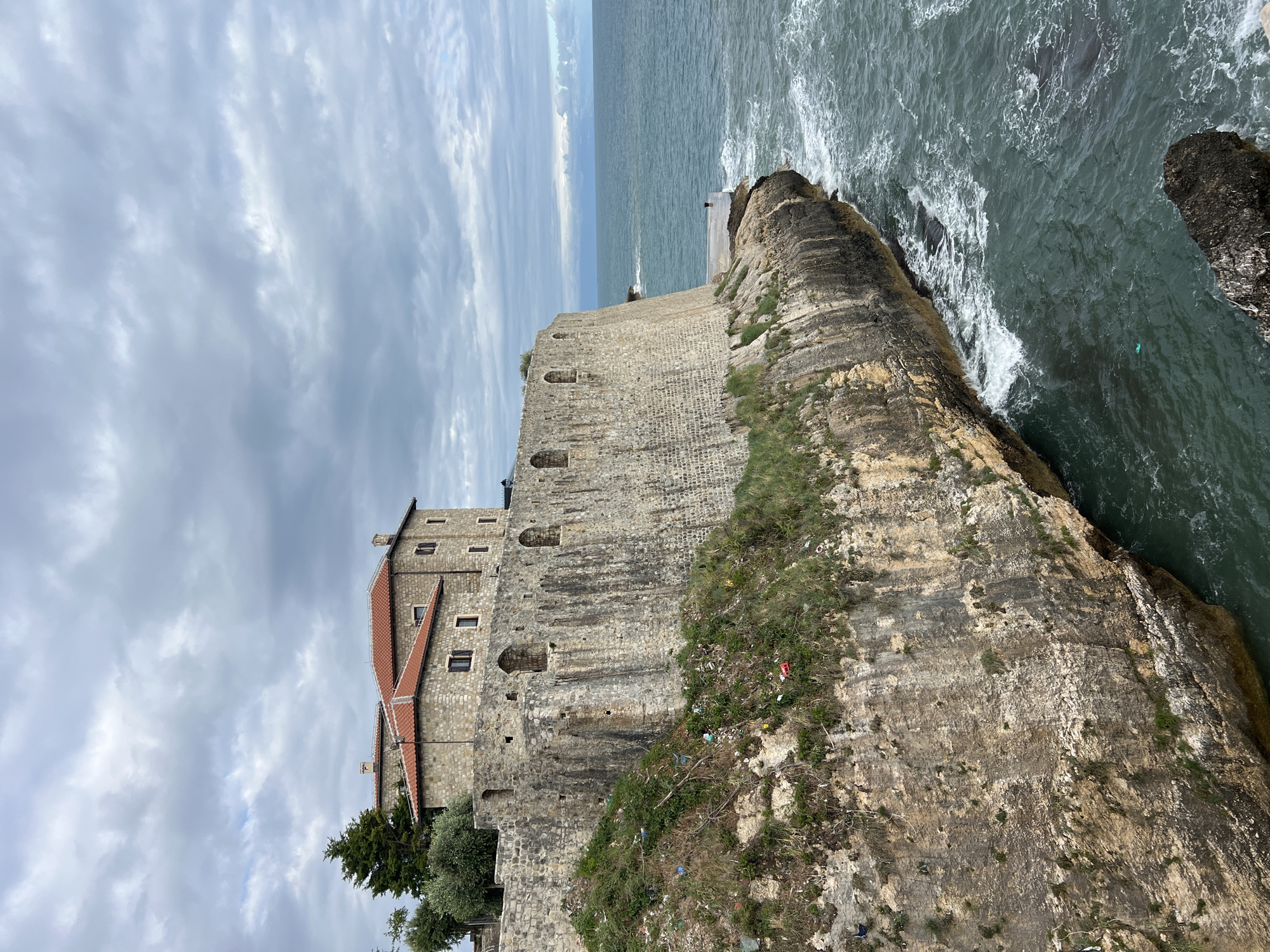 Tourist captures daily life scenes in coastal Ulcinj, Montenegro