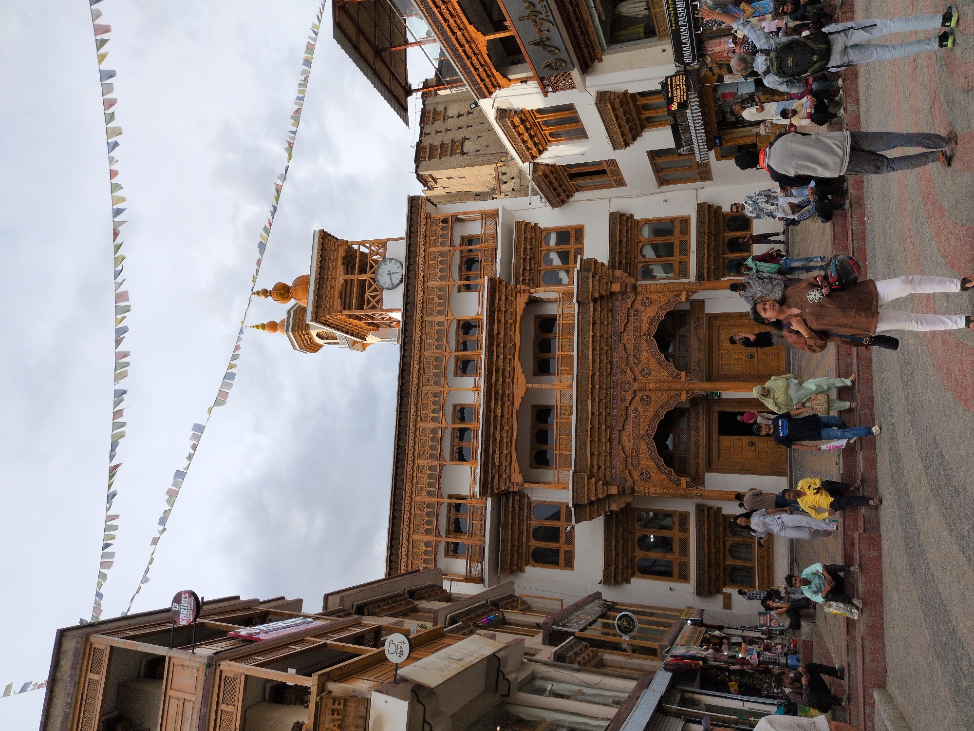 Street life through Leh's bazaar on a July afternoon