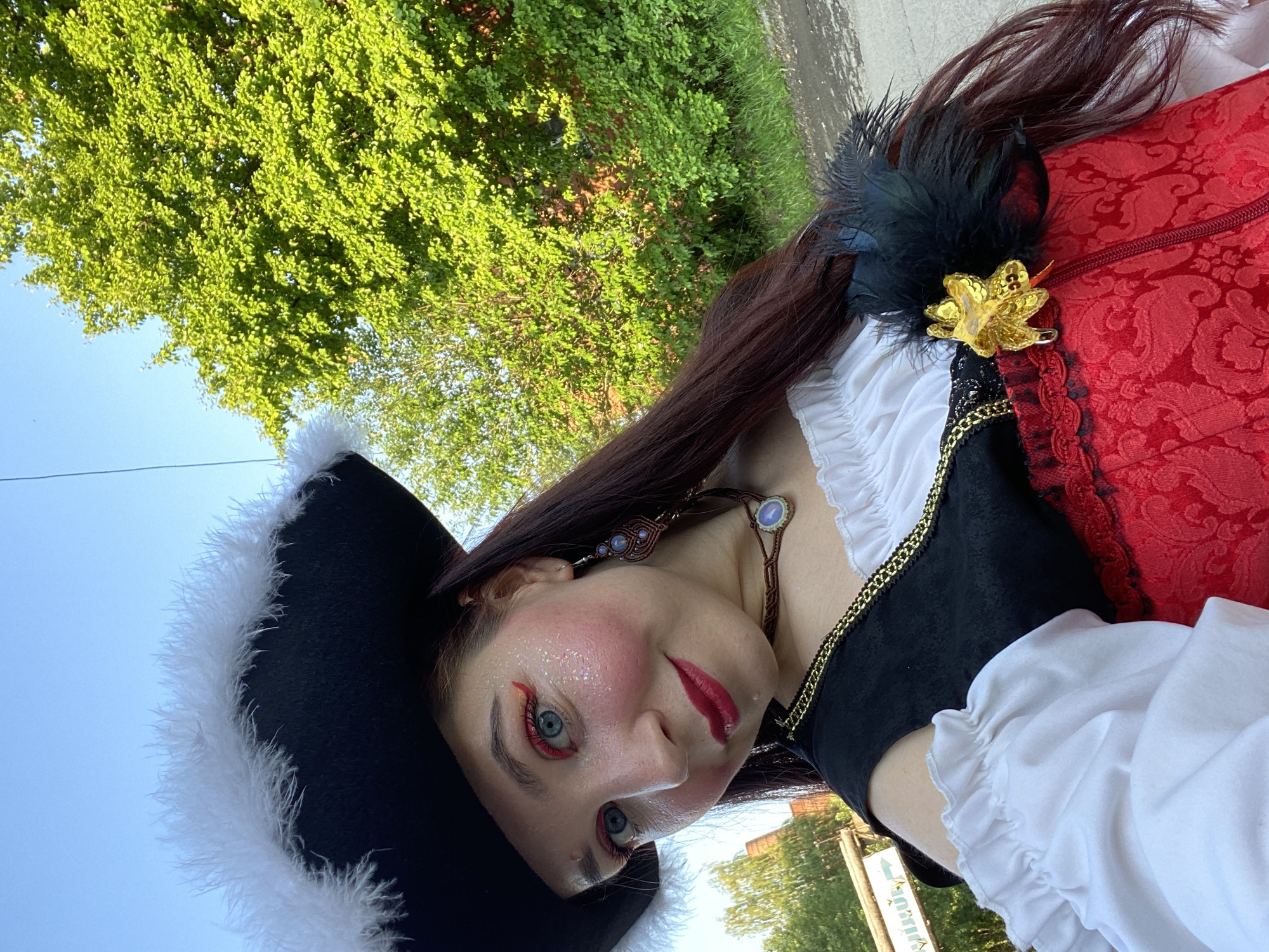 Summer celebration with costumes and dancing in Chaikovsky