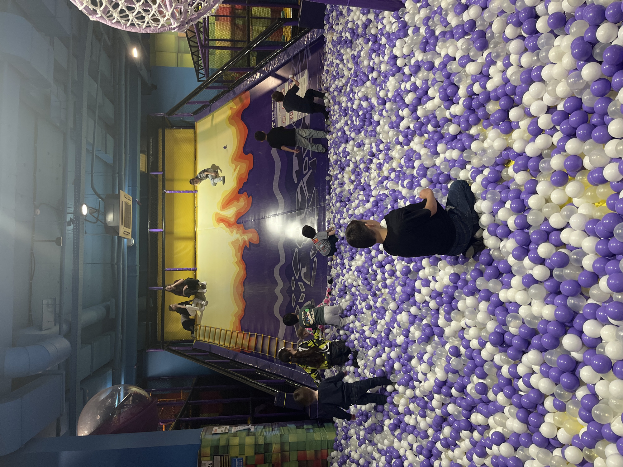 Family enjoys afternoon at indoor playground in Sochi