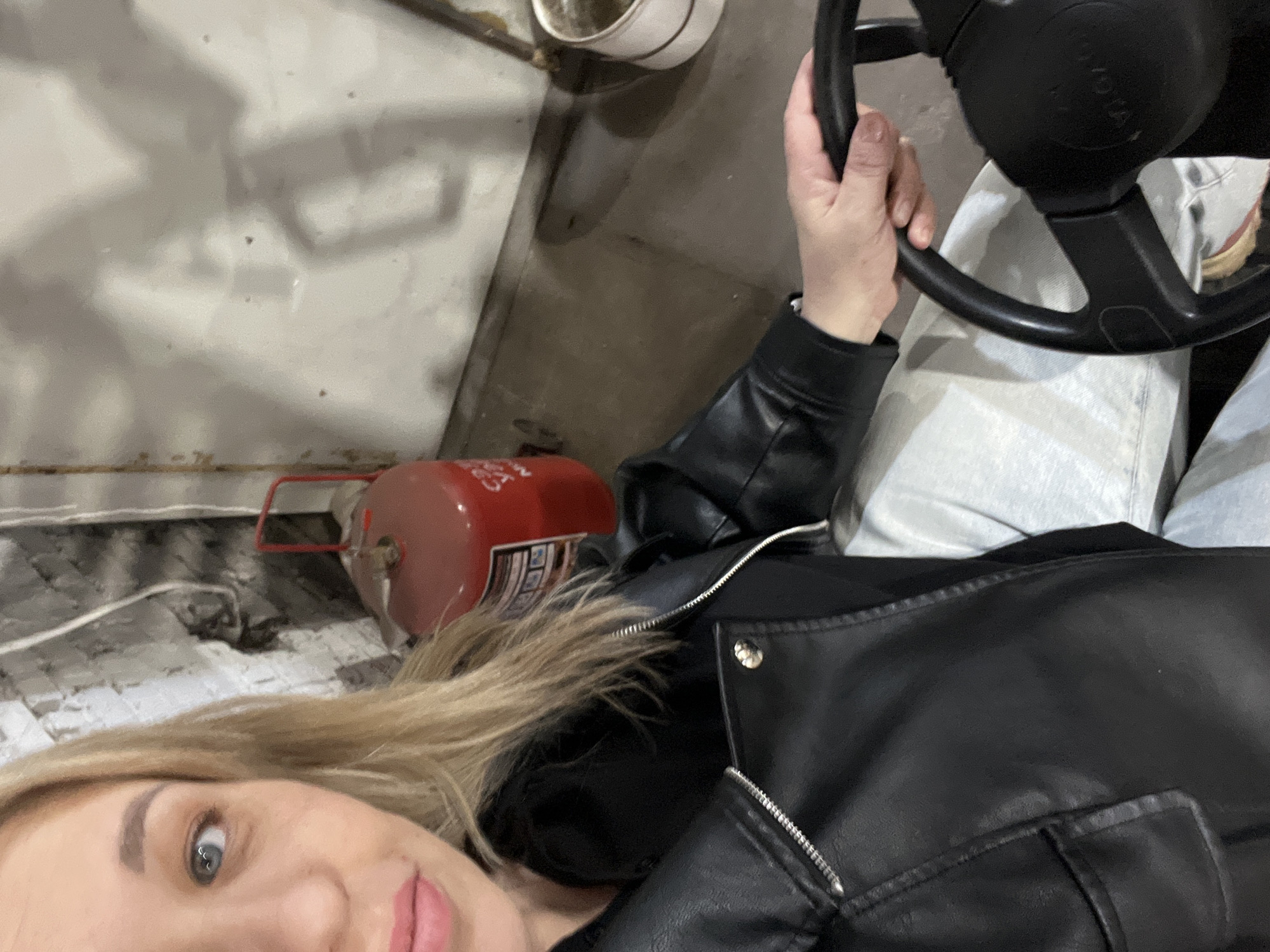 Woman documents workday activities across Chaikovsky industrial locations