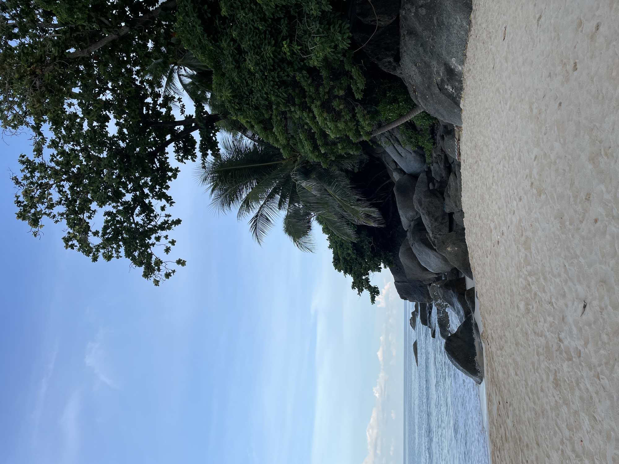 Peaceful evening beach scene documented at Karon, Thailand
