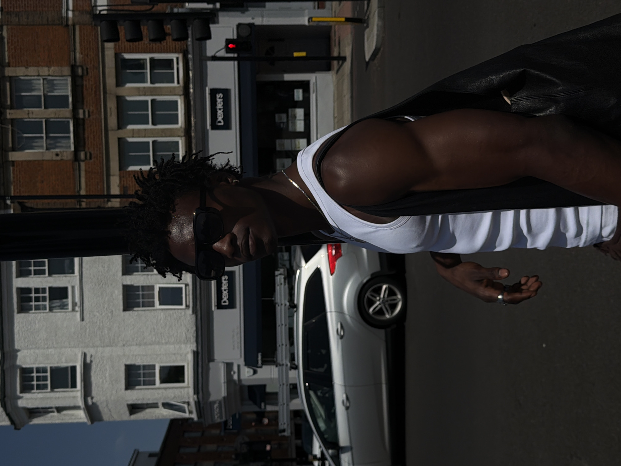 Casual street stroll through South London on a summer day