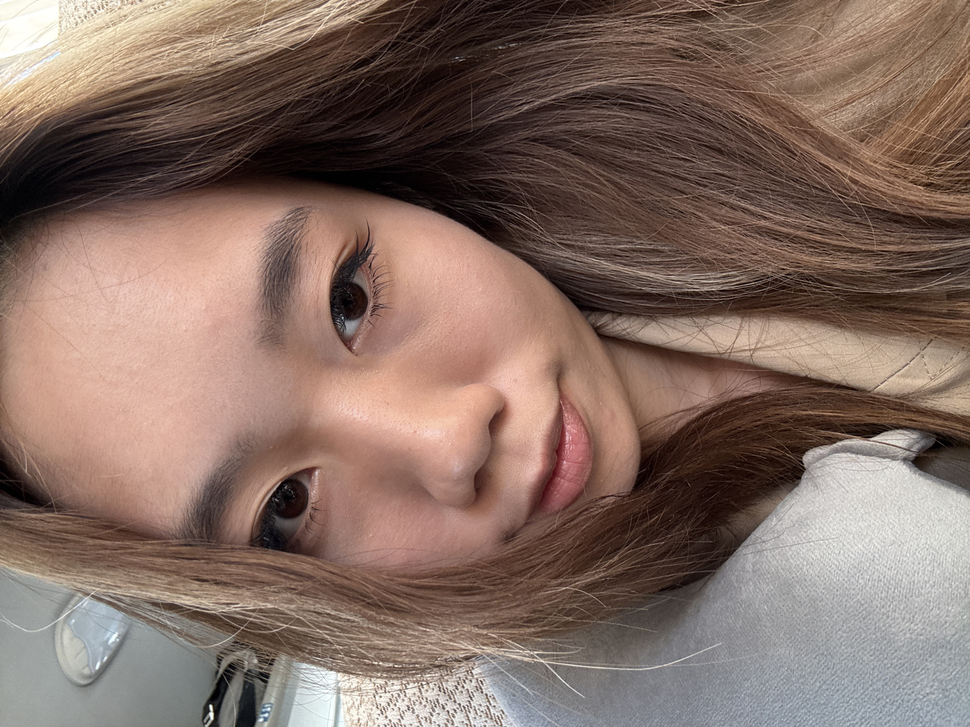 Portrait of young woman photographed in Wuwei, China