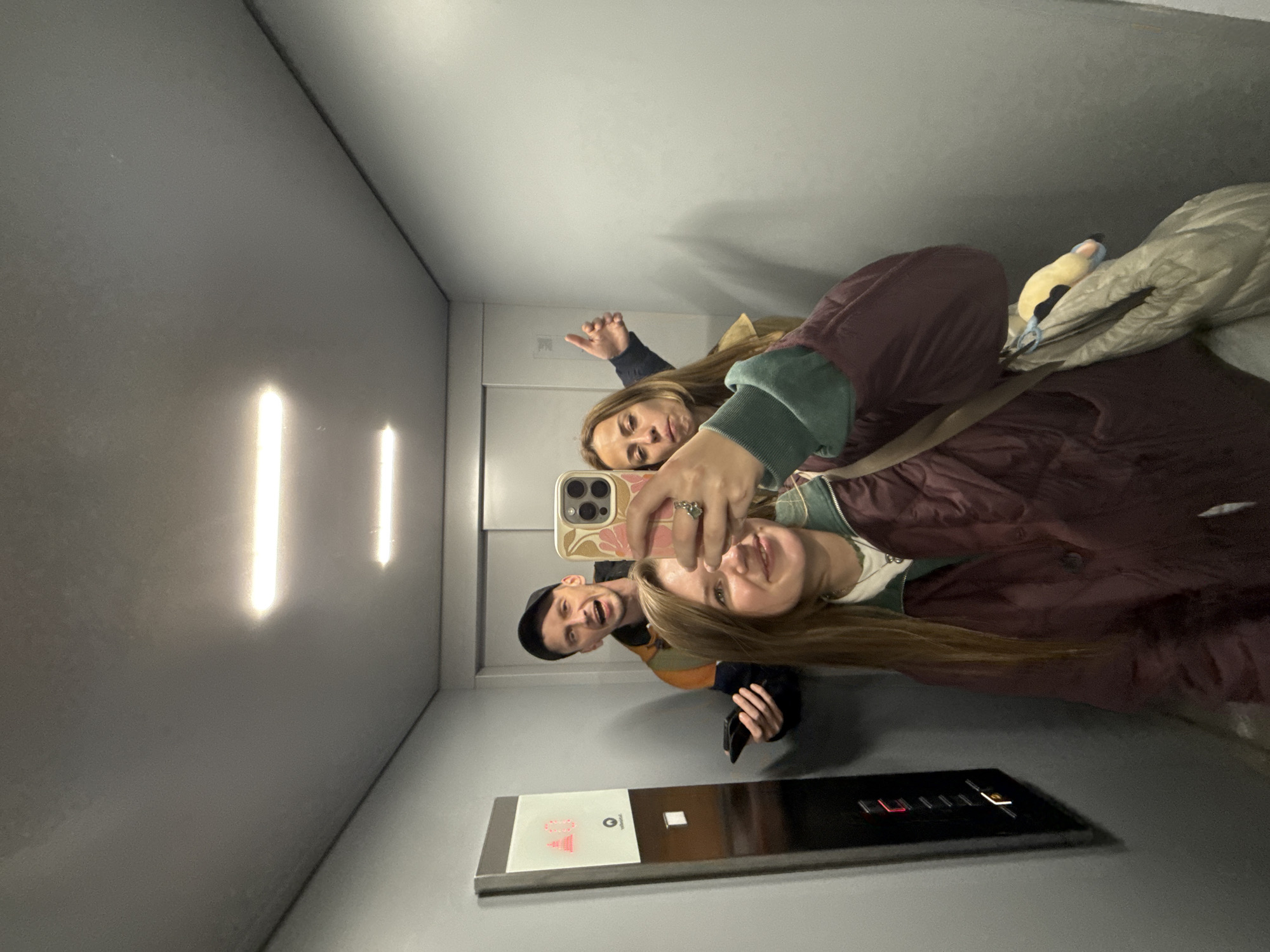 Woman's evening documented across Belgrade apartment building and home