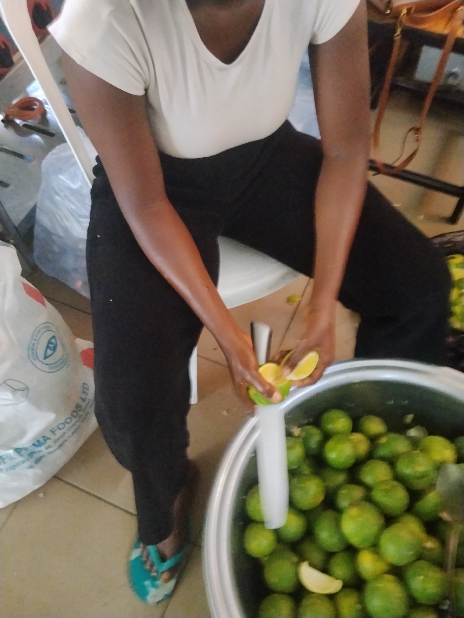 Daily operations documented at Howayi restaurant venue during morning hours